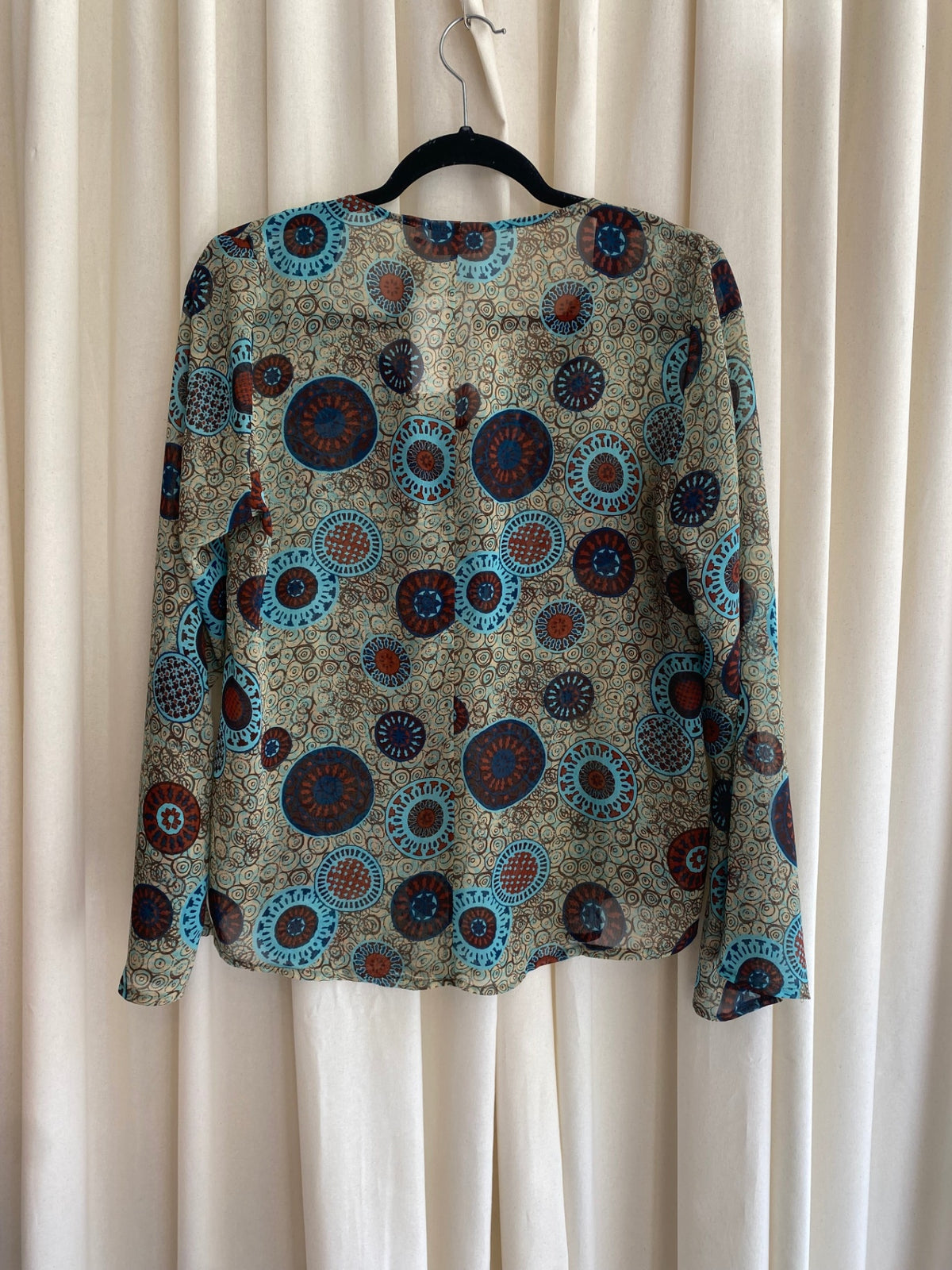 Bluse 40 Gemustert