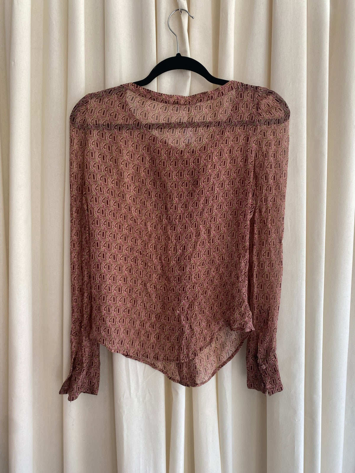 Bluse S Gemustert