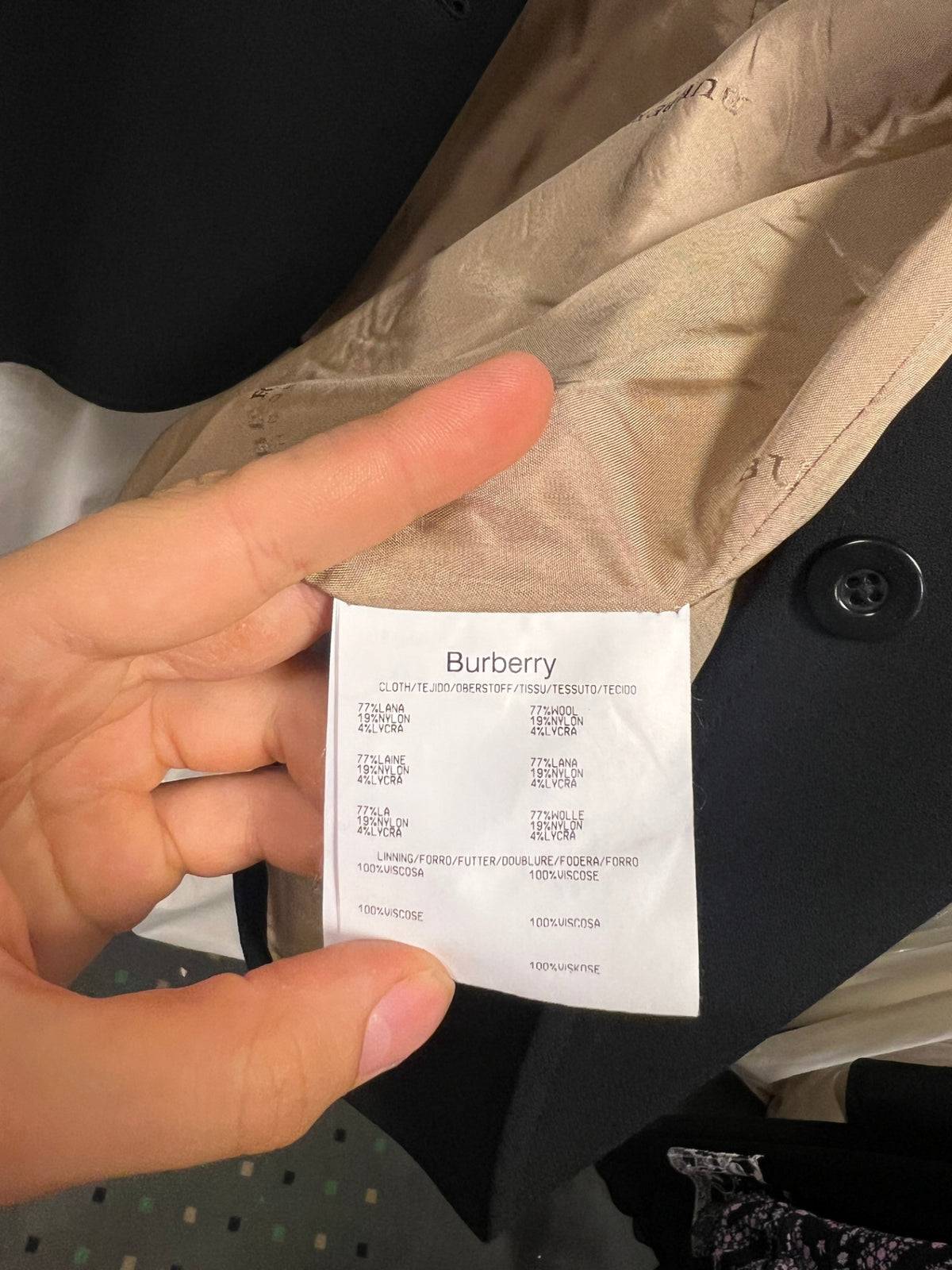 Burberry Blazer L Schwarz