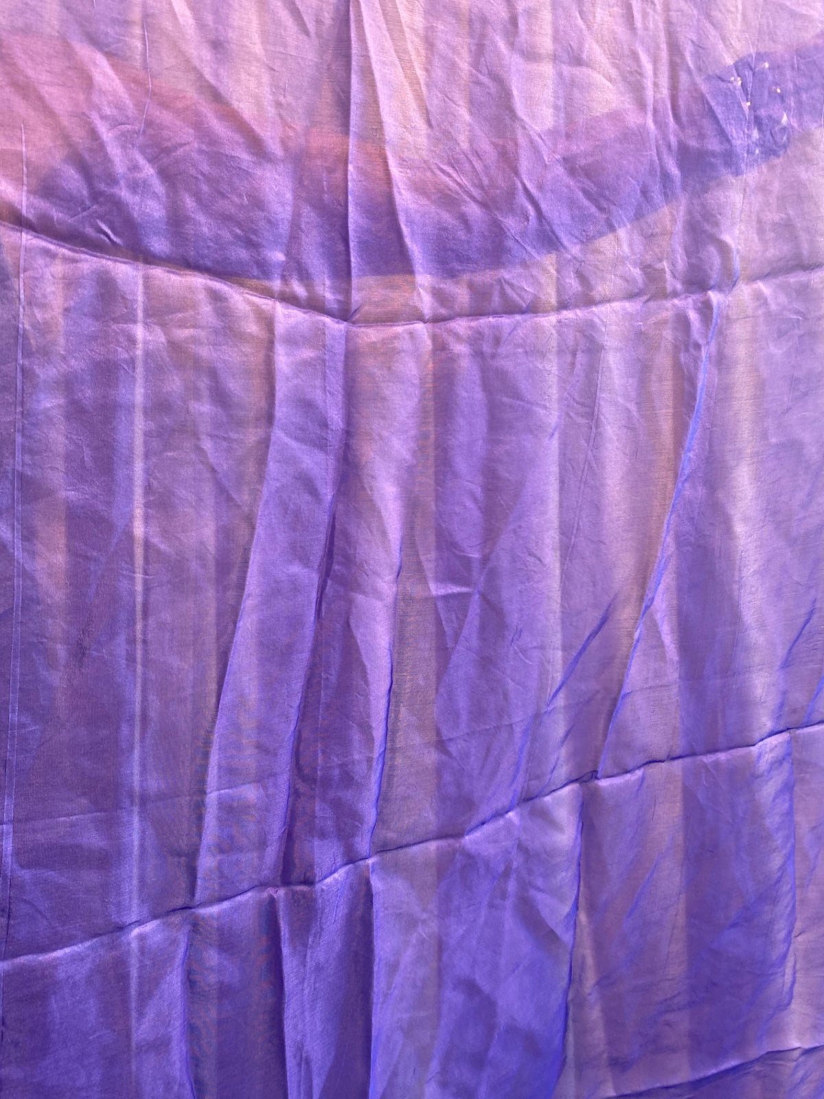 Tuch Lila/Blau schimmernd aus Seide