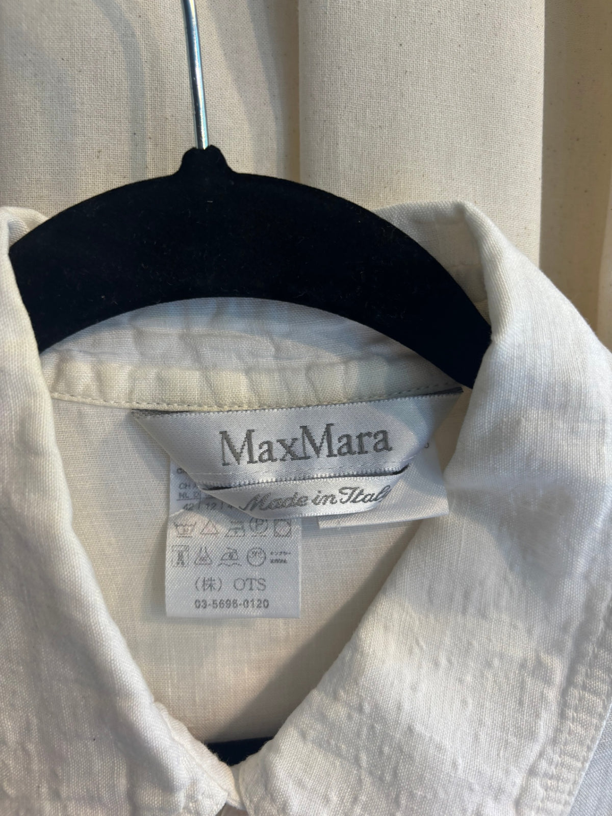 MaxMara Studio Hemdbluse M Weiß