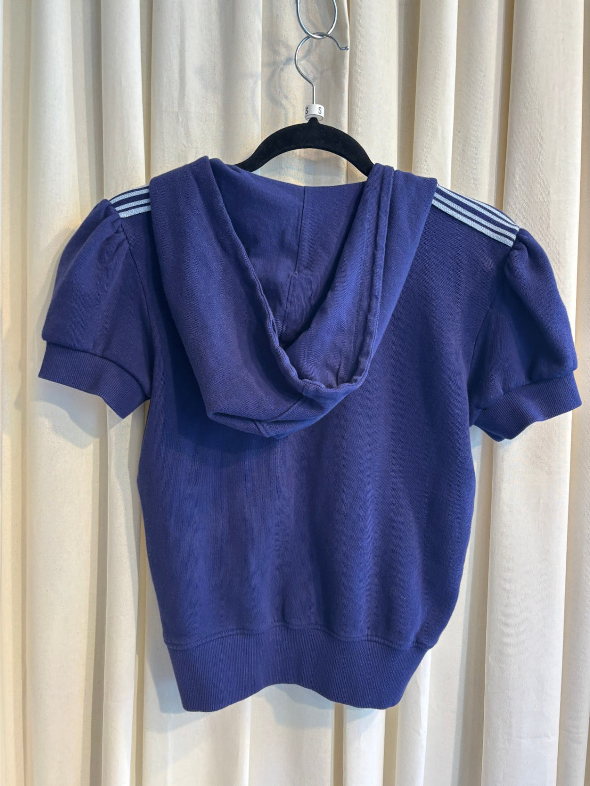 Kurzarm Zipper S Blau