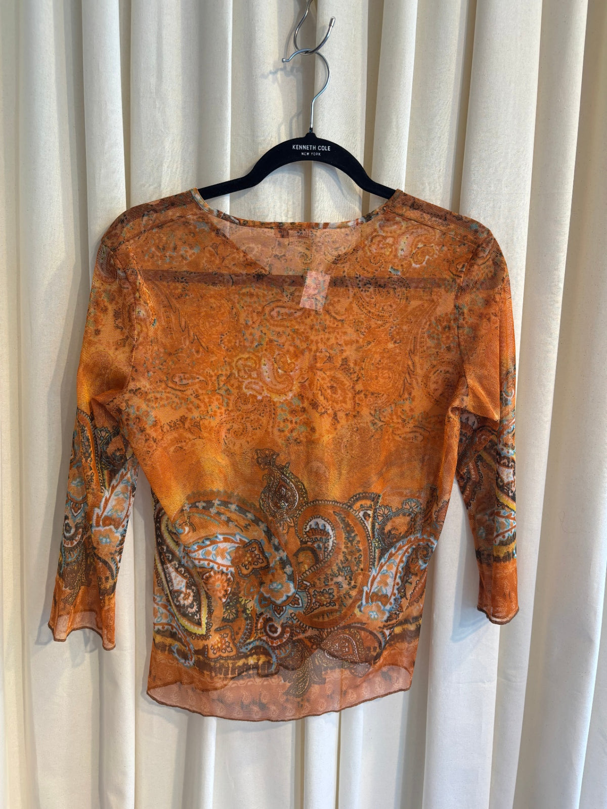 Langarmshirt S Orange