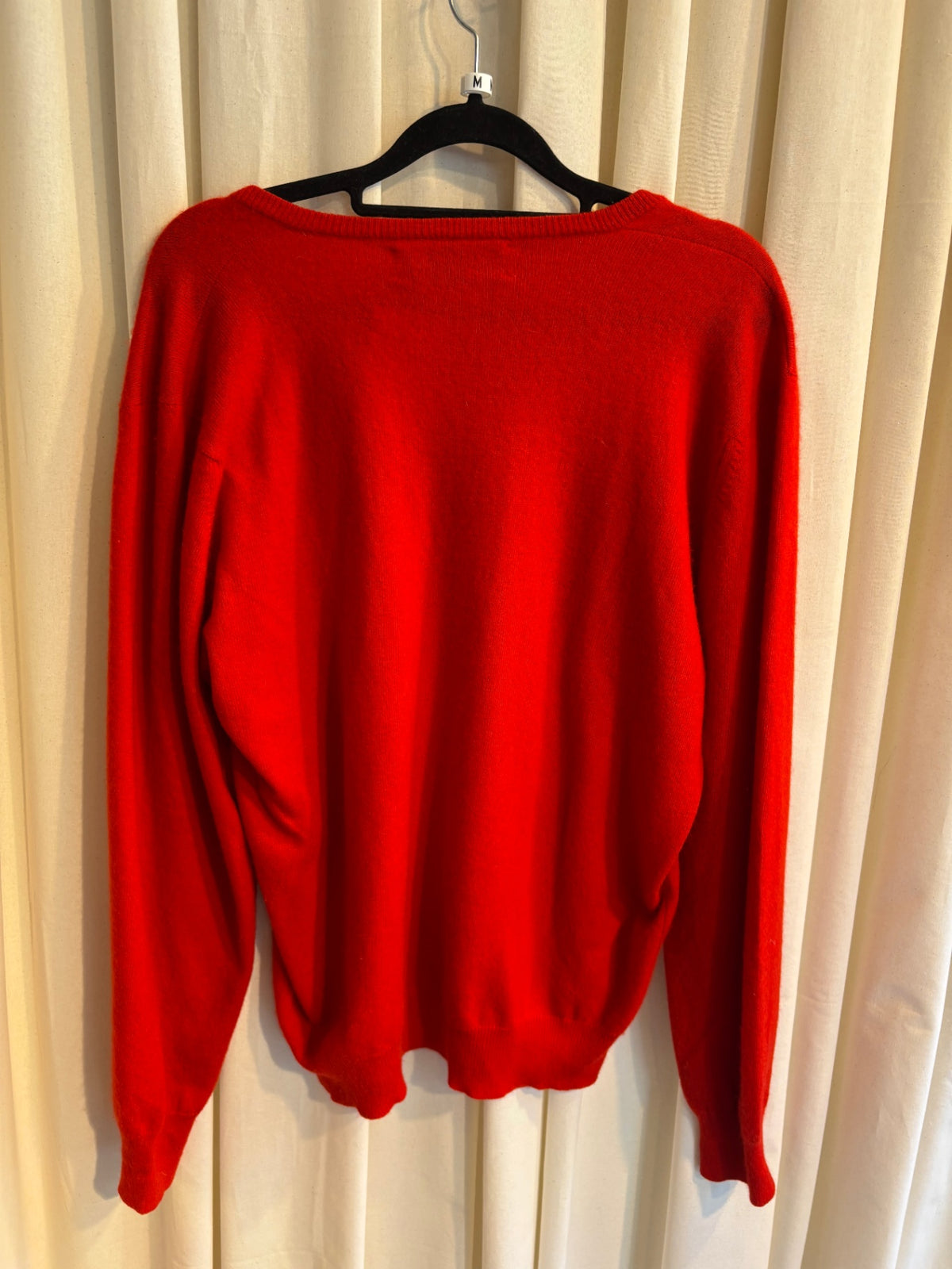Pullover M Rot 100% Kaschmir