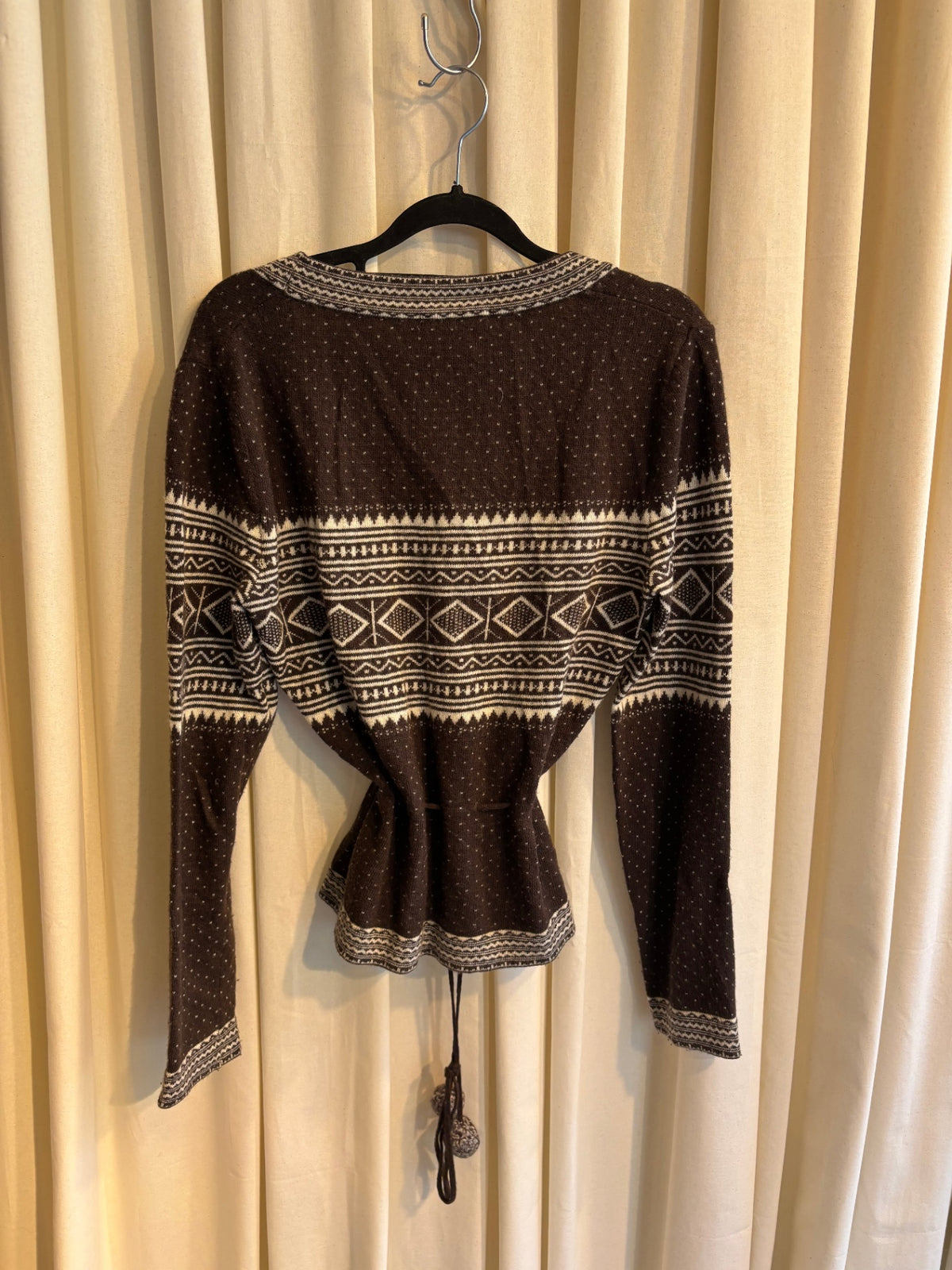 Strick Pullover S Schwarz Weiß