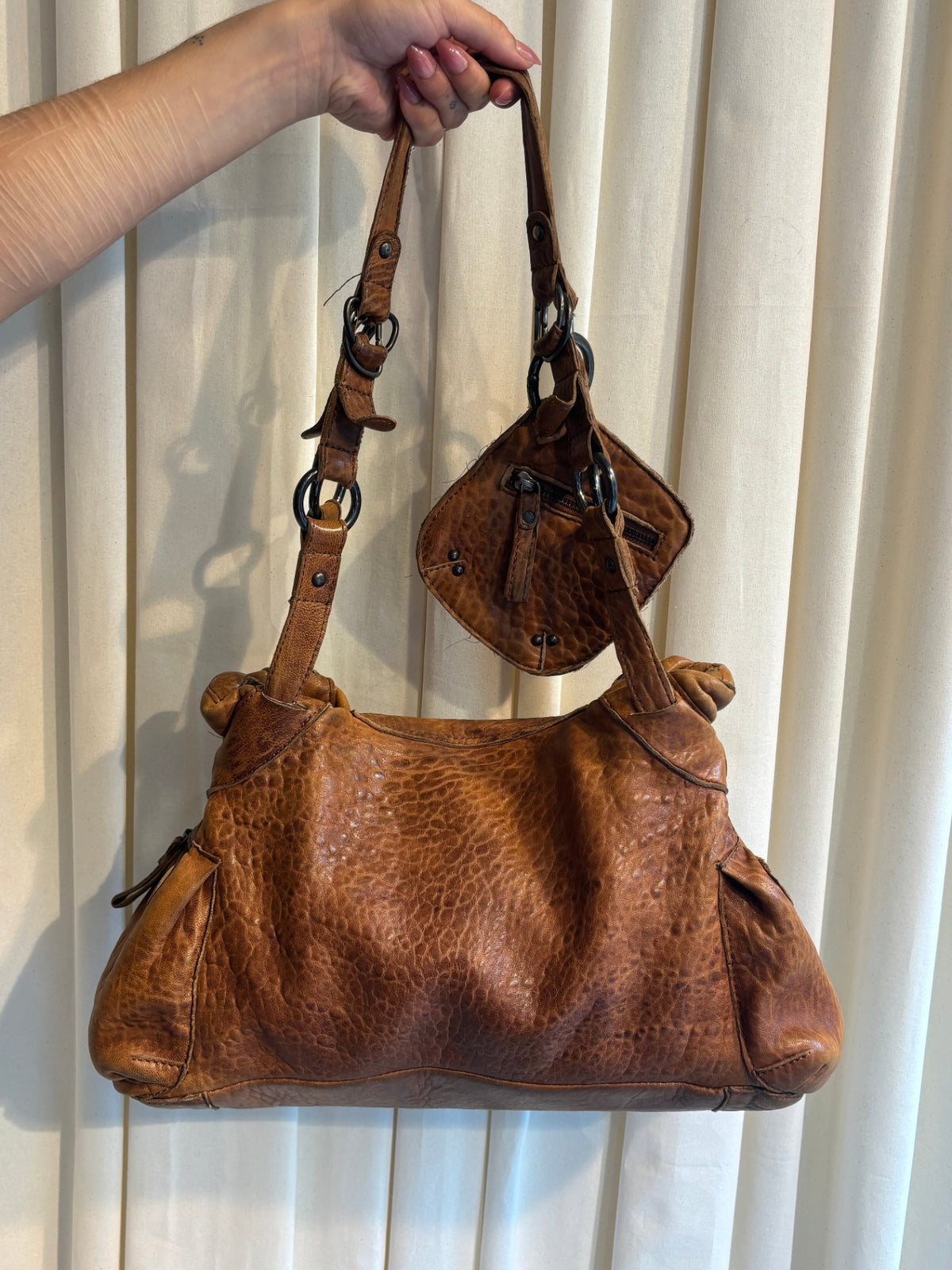 Ledertasche Groß Braun