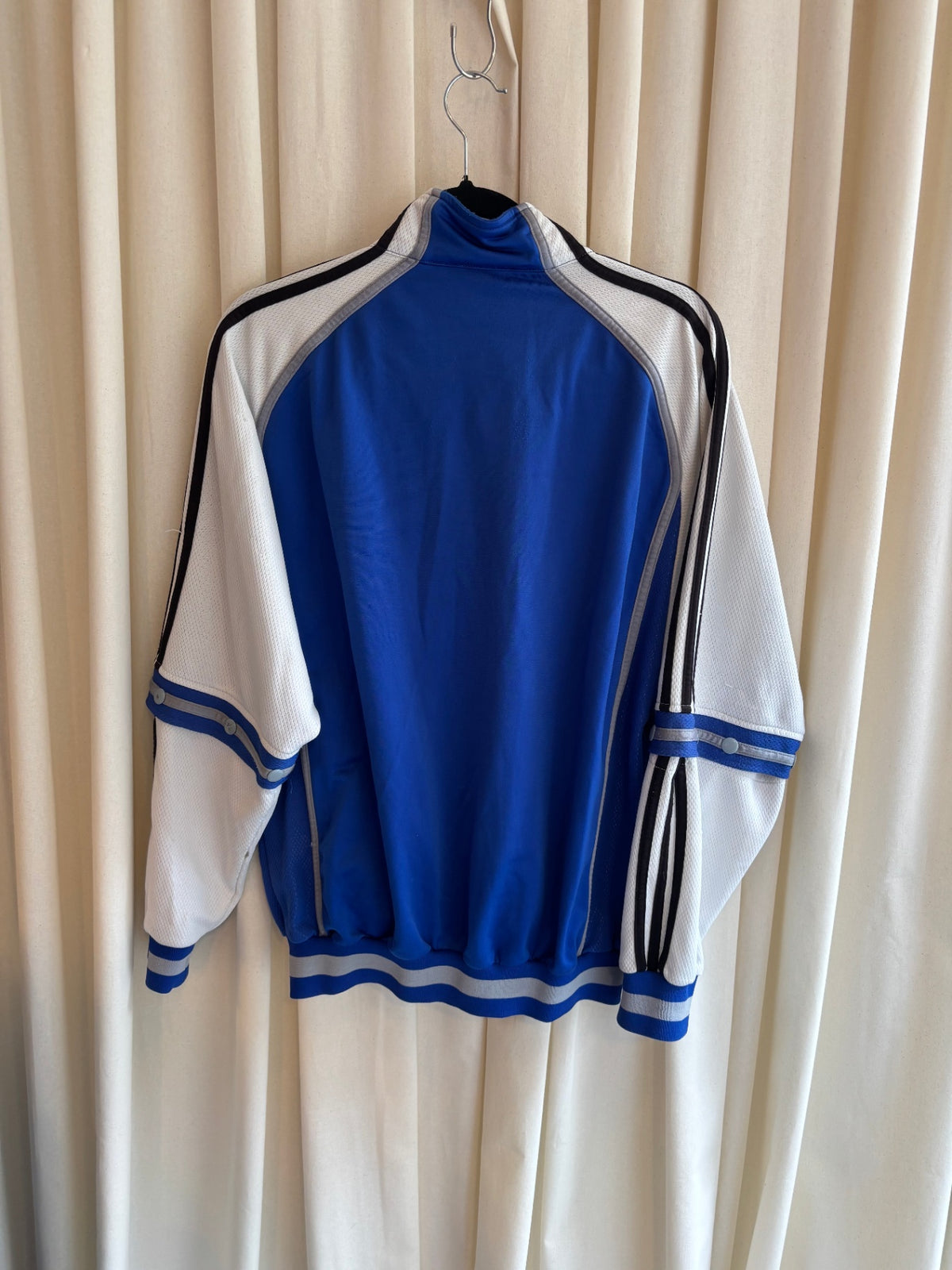 Adidas Jacke XL Blau, Weiß
