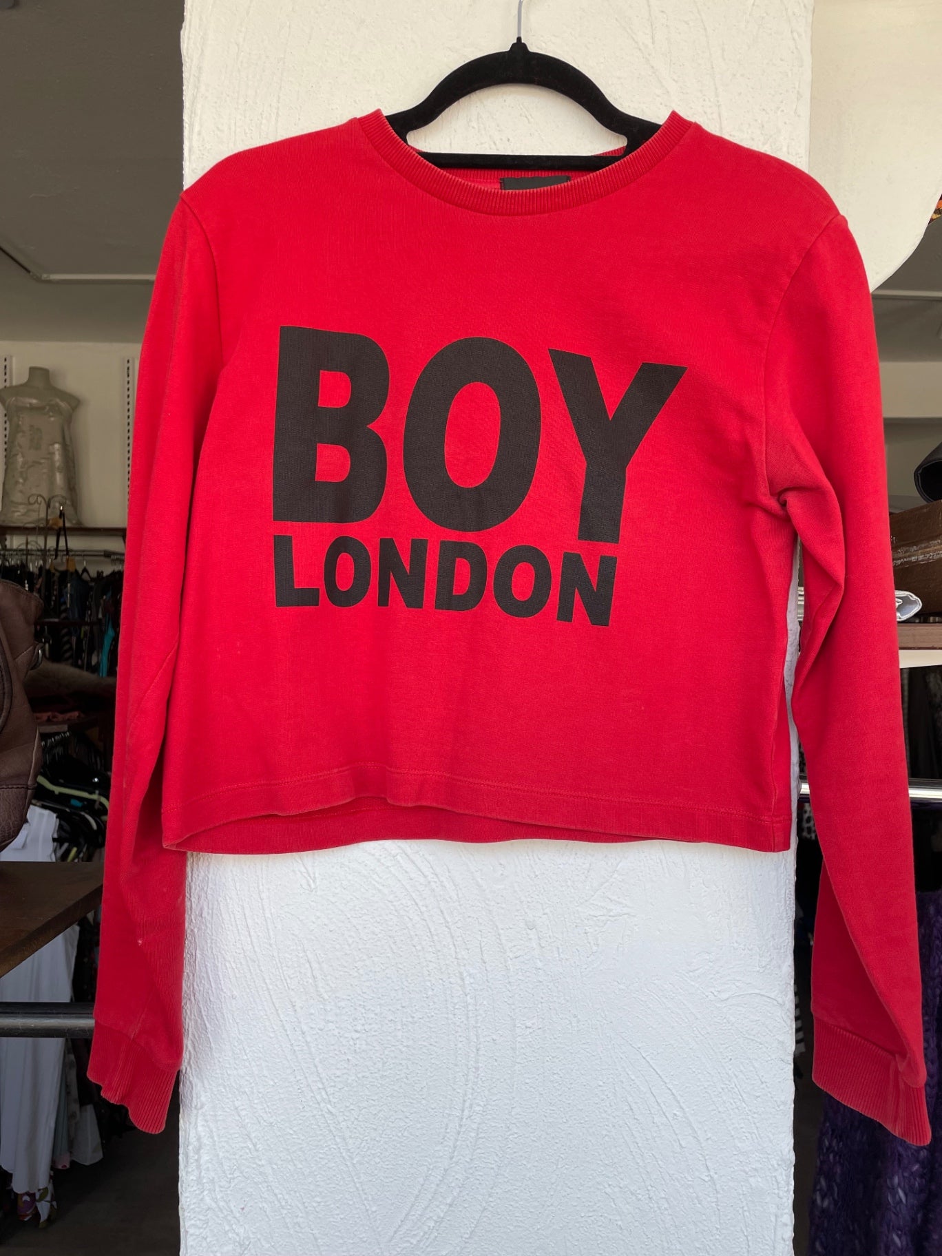 BOY LONDON Sweatshirt S Rot