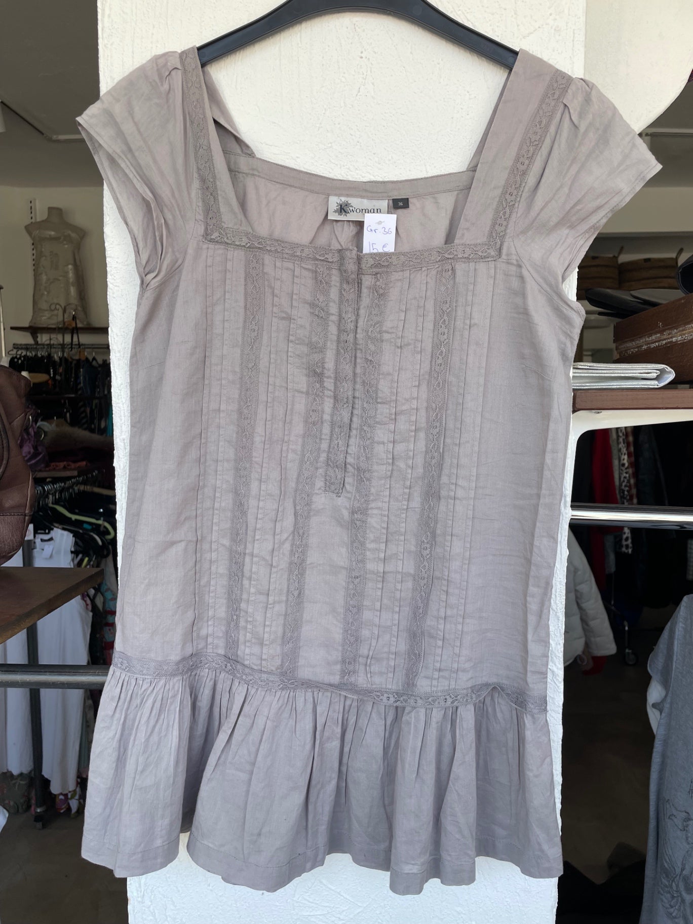 Kwoman Bluse 36 Grau