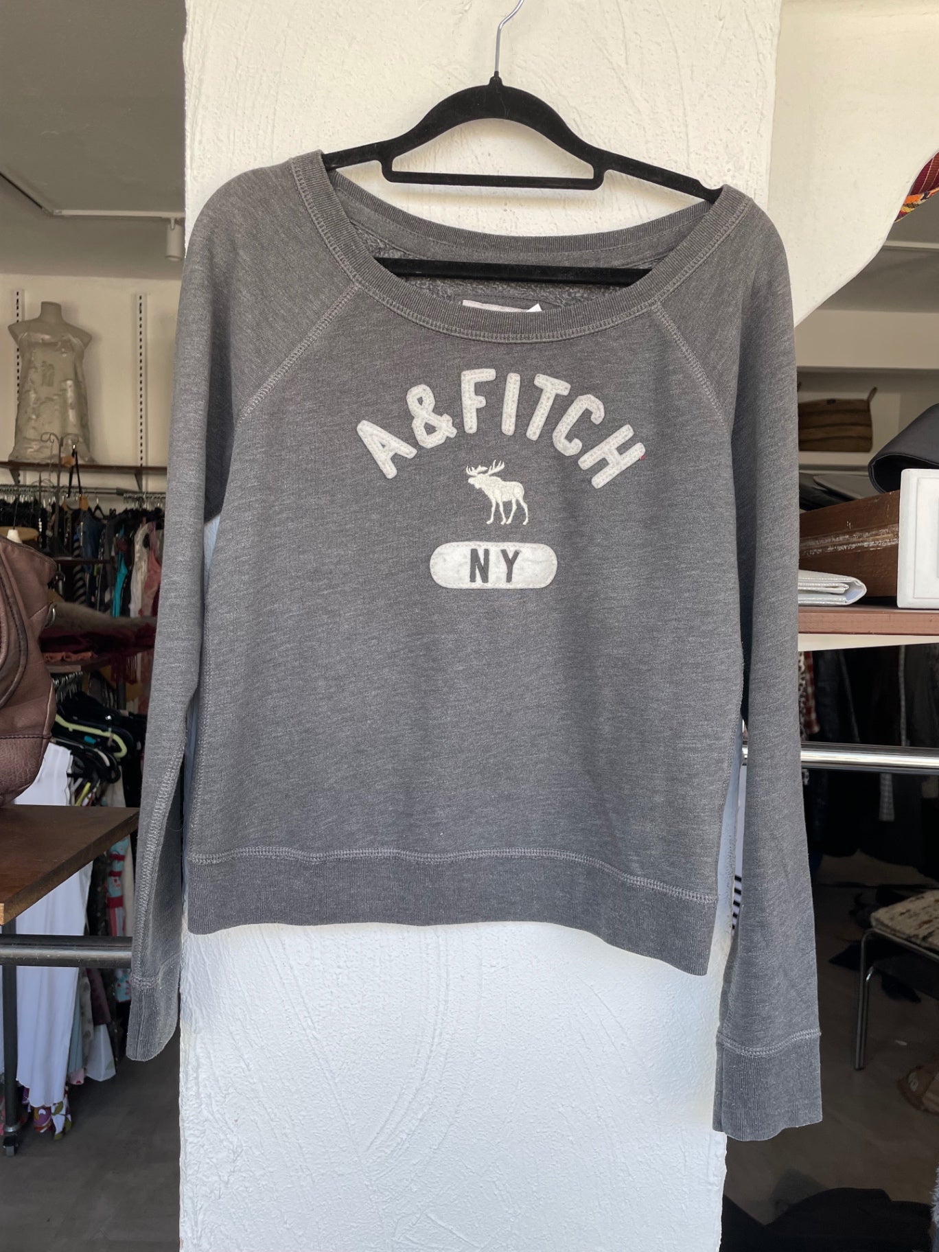 Abercrombie & Fitch Pullover XS Grau