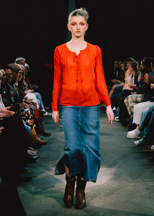 Advanced&M Jeansrock 36 Rot