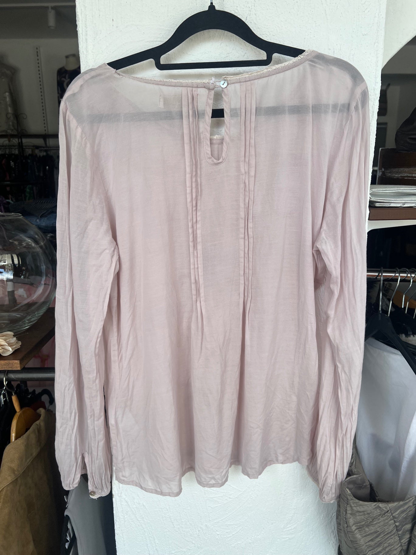 Cream Bluse S Hellrosa