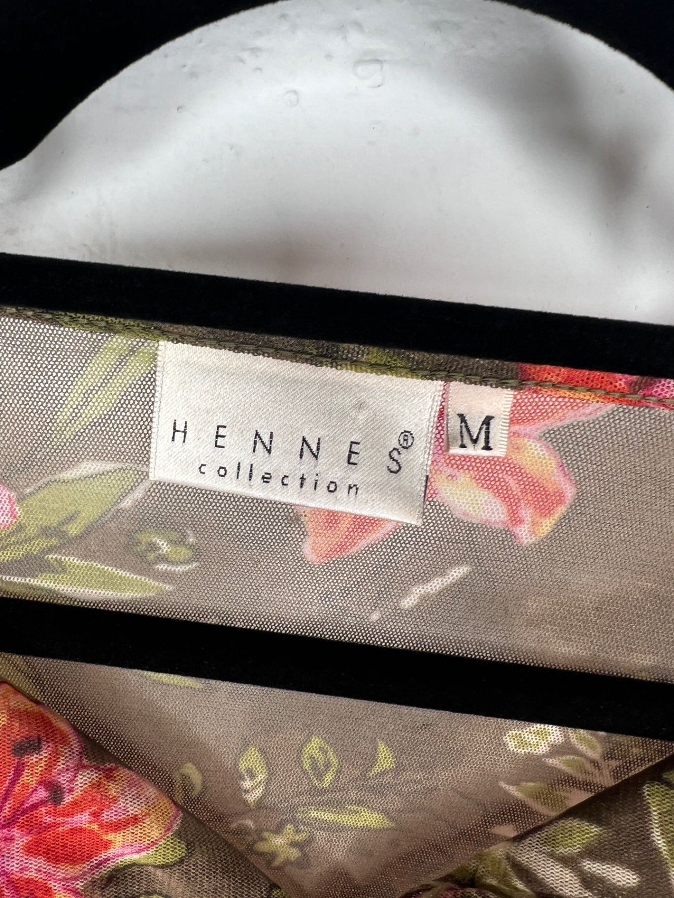 HENNE'S collection Langarmshirt M Mehrfarbig (Blumenmuster)
