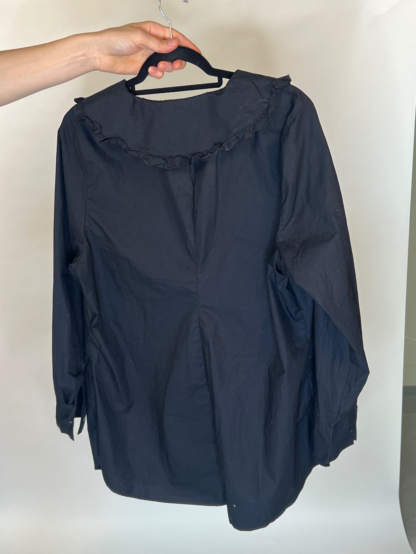 Bluse L/XL Dunkelblau