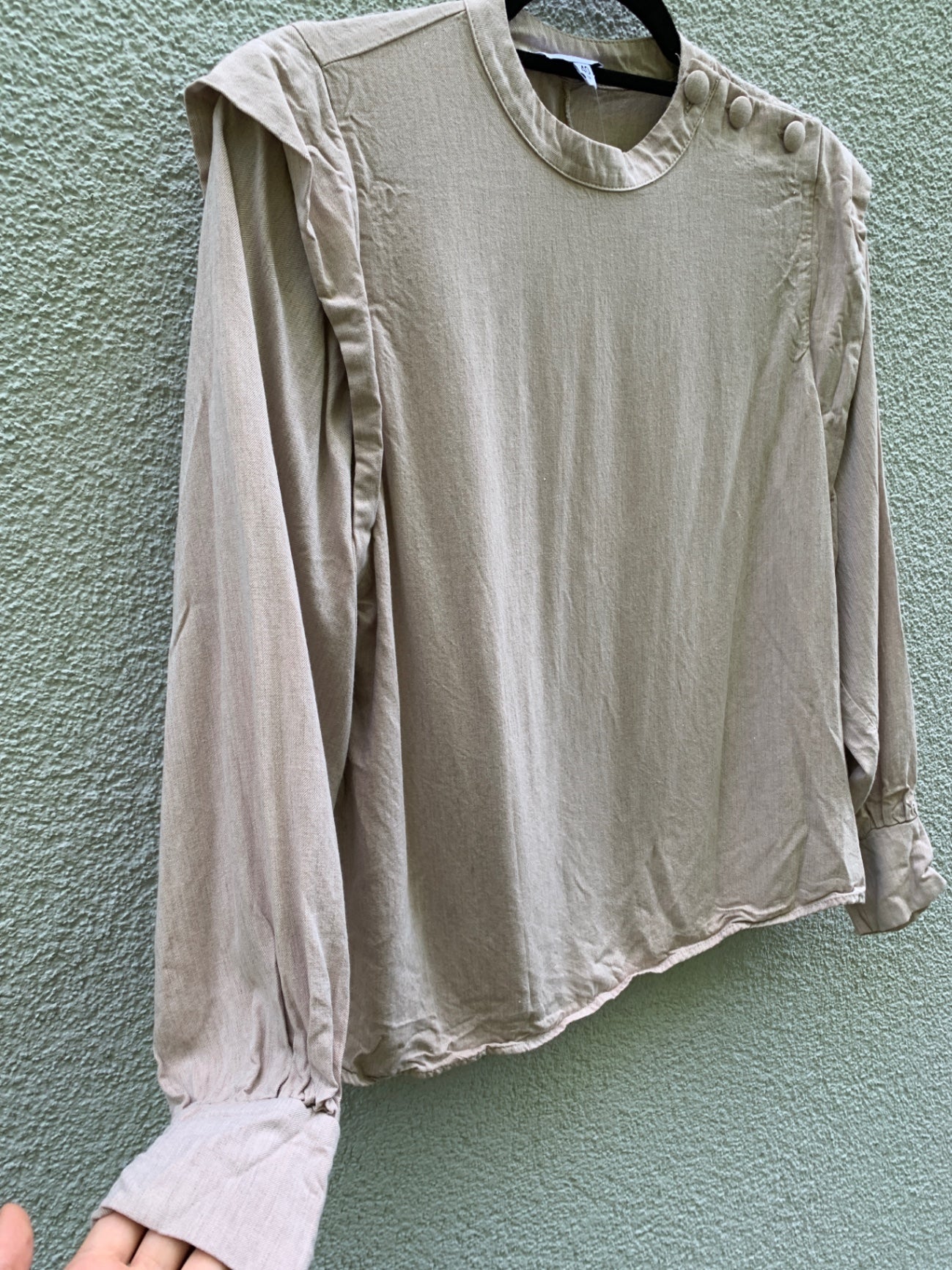 Bluse 40 Beige