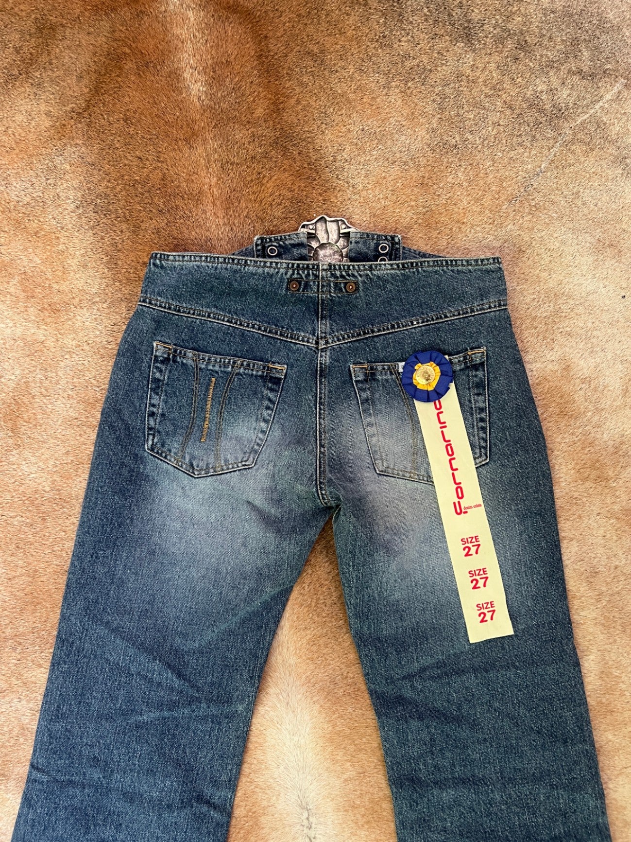 Fornarina Jeans Blau Rot