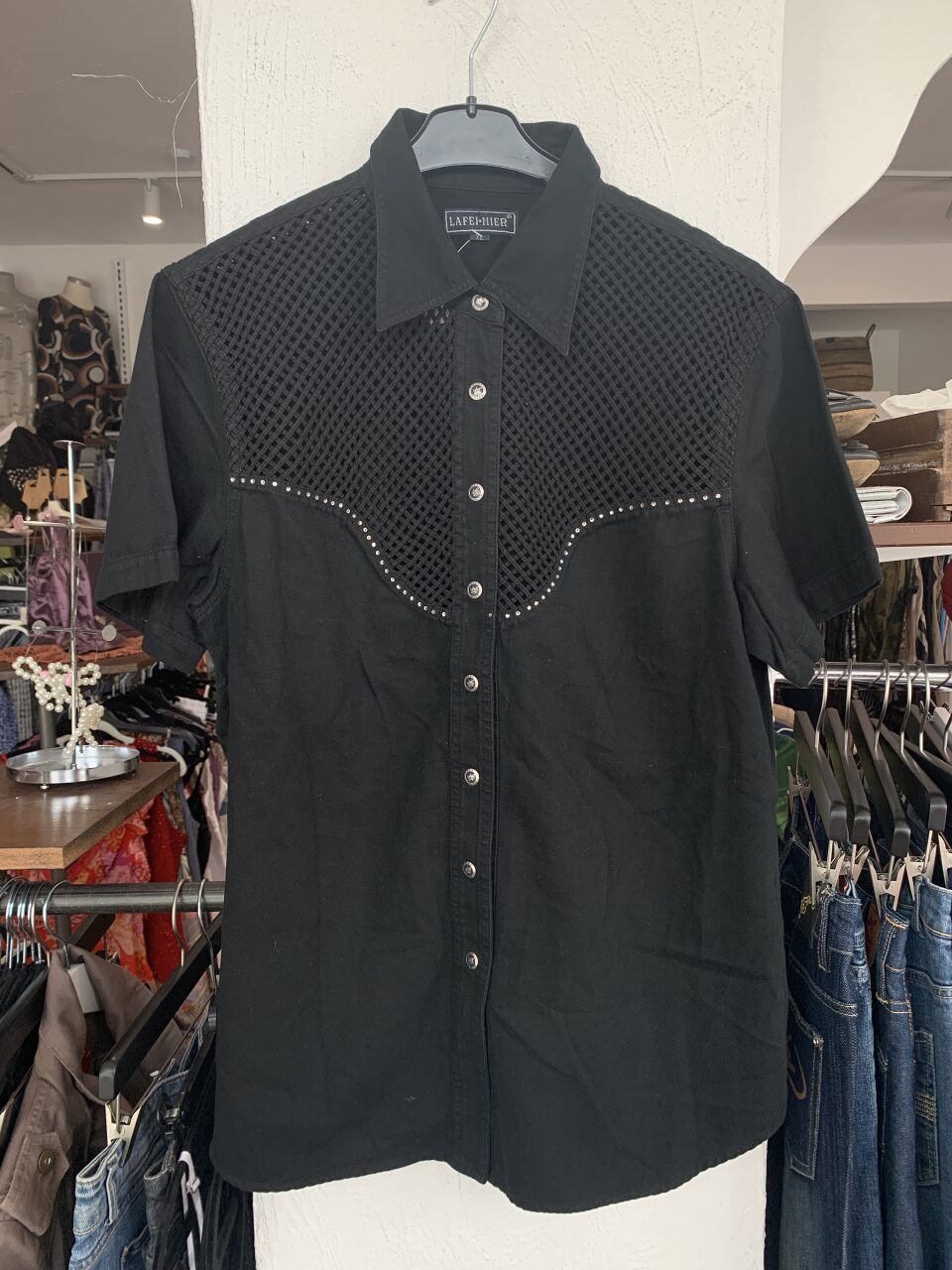 Lafei nier Hemd XL Schwarz
