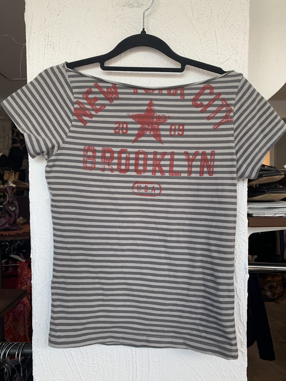 Urban Outfitters T-Shirt M Grau und Weiß