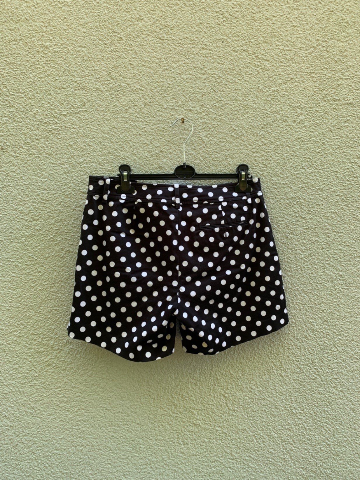 Ralph Lauren Shorts 40 Schwarz mit weißen Punkten