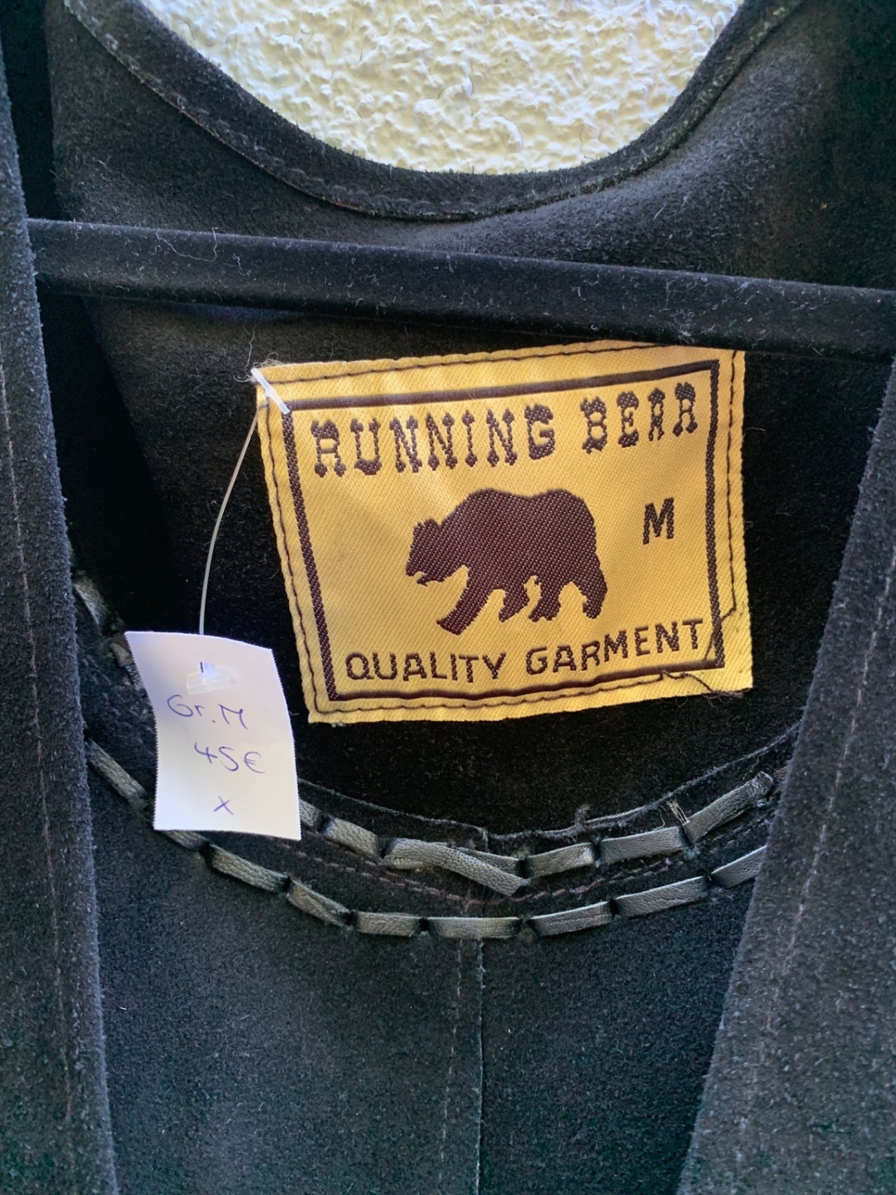 Running Bear Weste M Schwarz