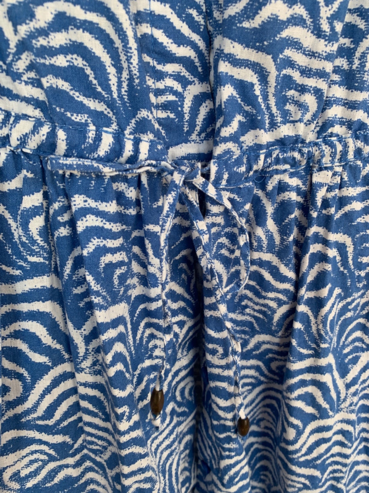H&M Kleid XS Blau und Weiß
