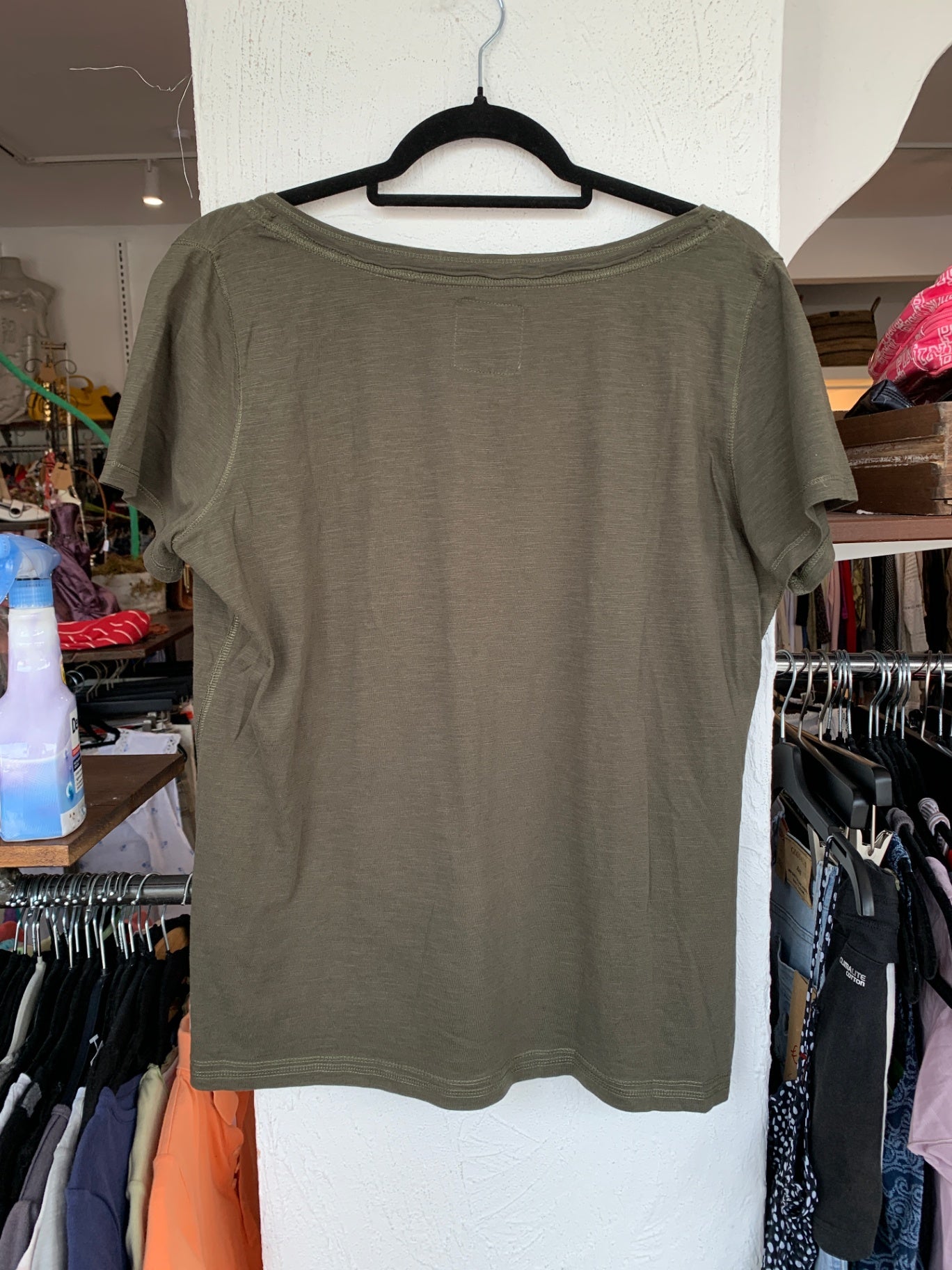 Marie Lund T-Shirt 42 Olivgrün