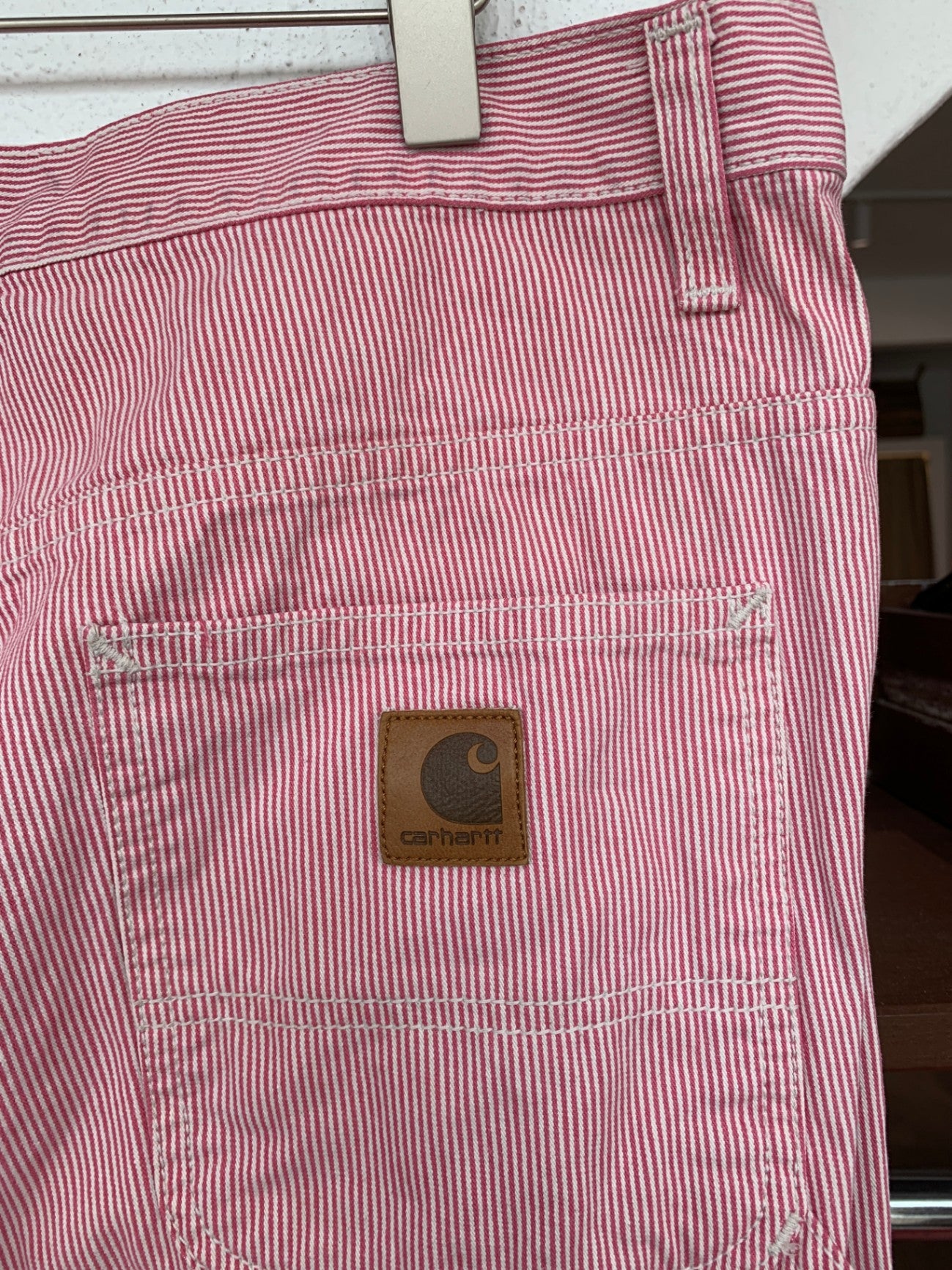 Carhartt Hose W31 Rot und Weiß