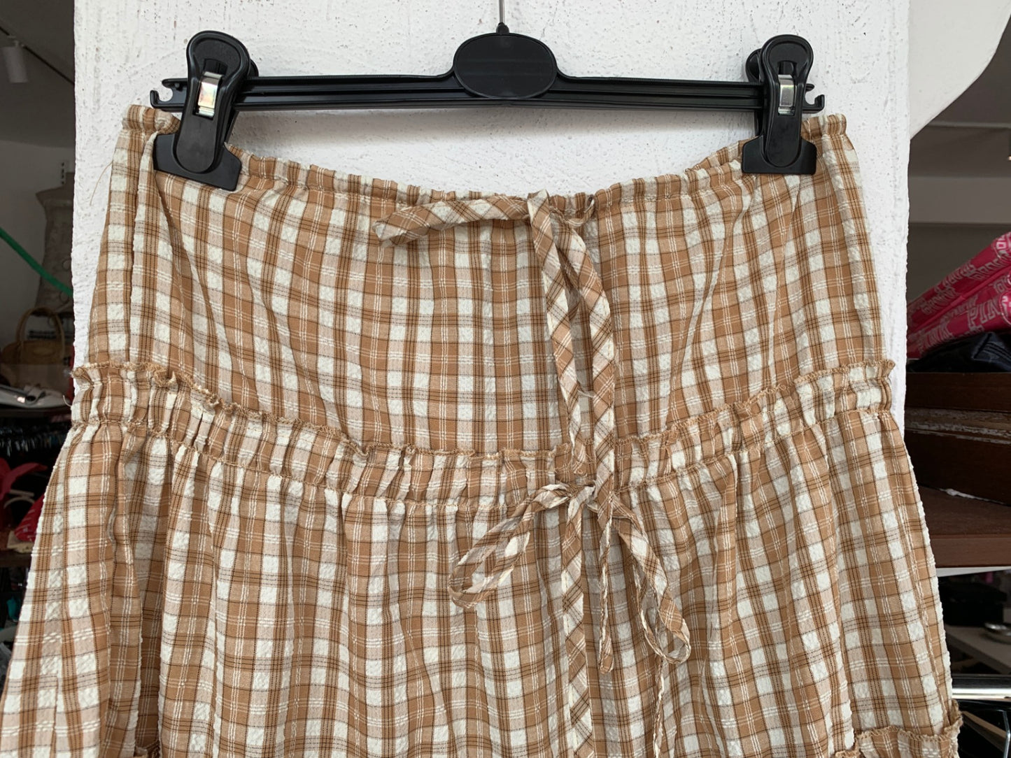 Daisy Street Maxirock 36 Beige/Braun