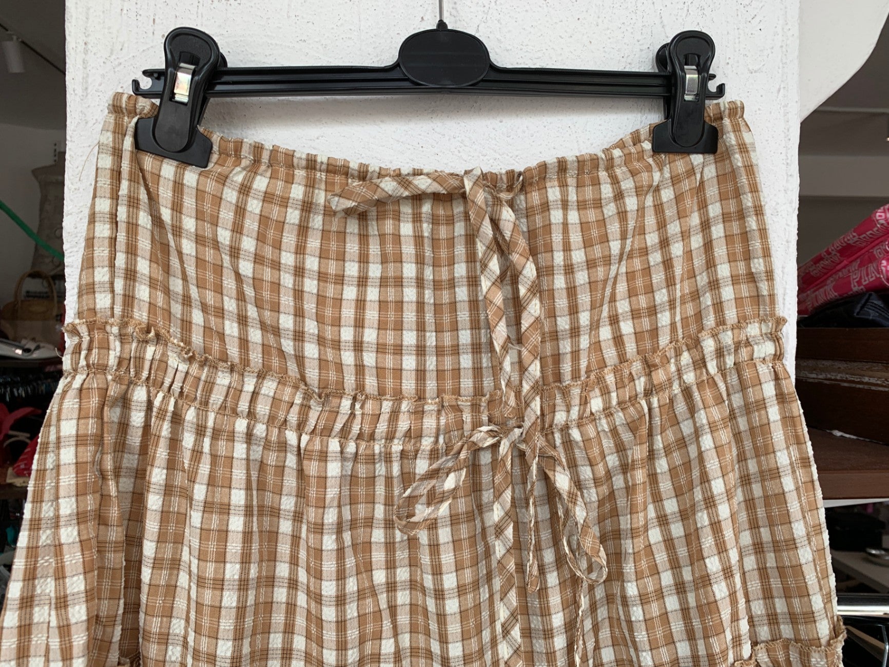 Daisy Street Maxirock 36 Beige/Braun