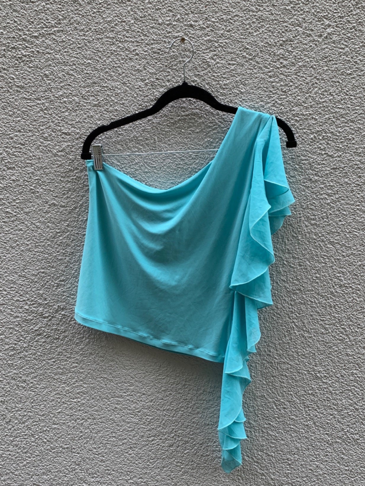 AFRA Asymmetrisches Oberteil 42 Hellblau