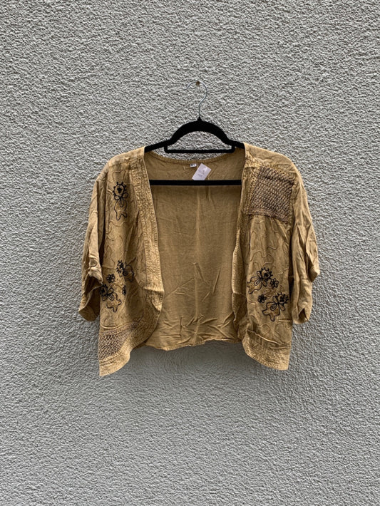 Unbekannt Bolero M Beige, Braun