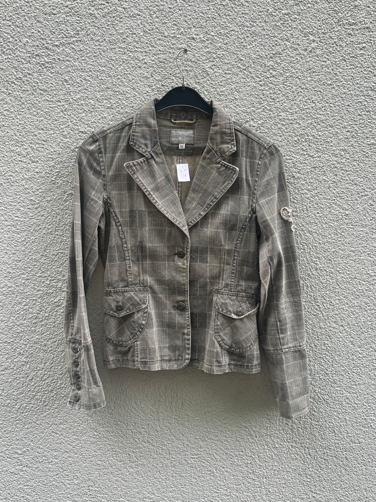 Eight2nine Blazer M Grau mit Checkmuster