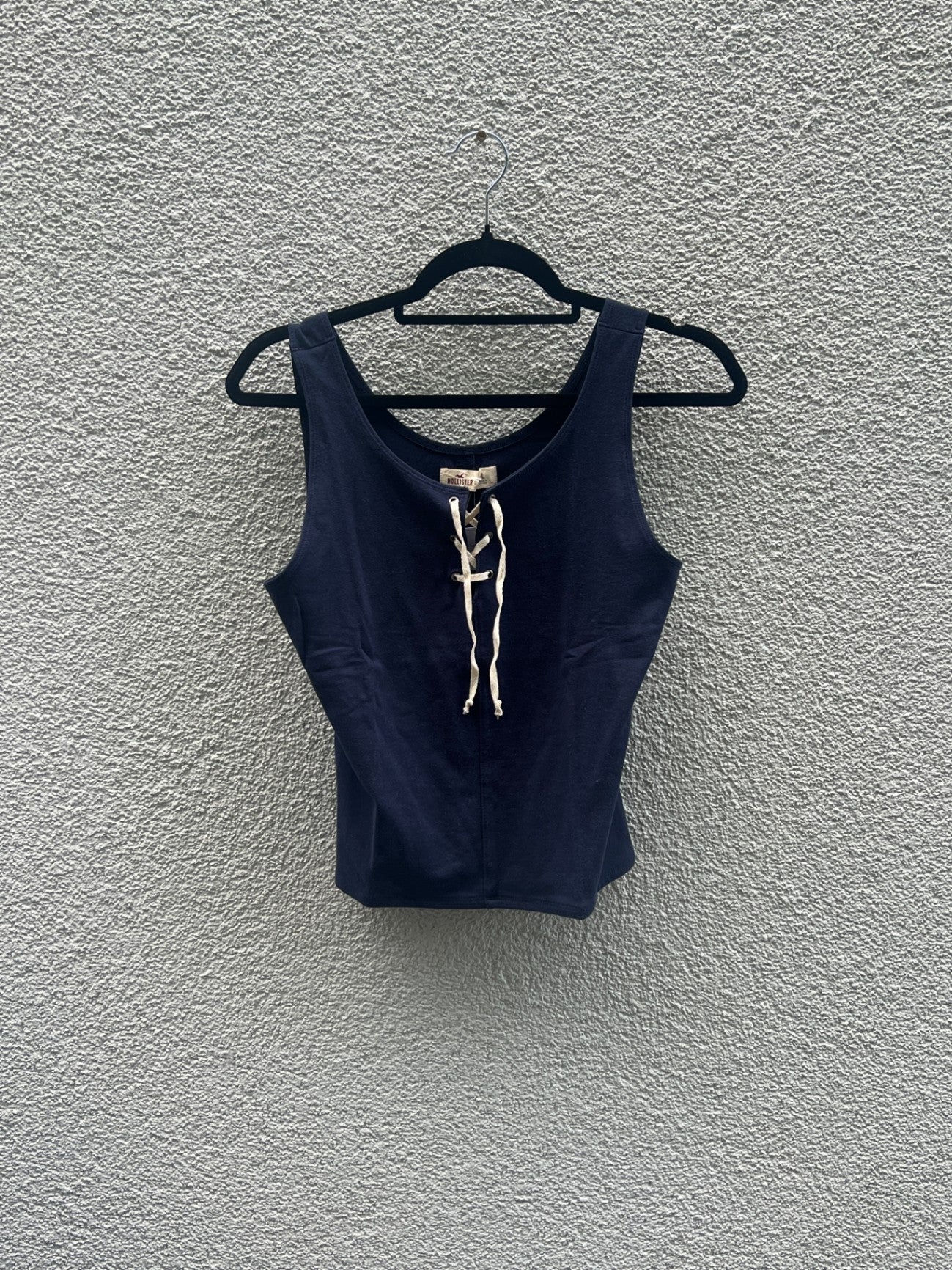 Hollister Ärmelloses Oberteil L Dunkelblau