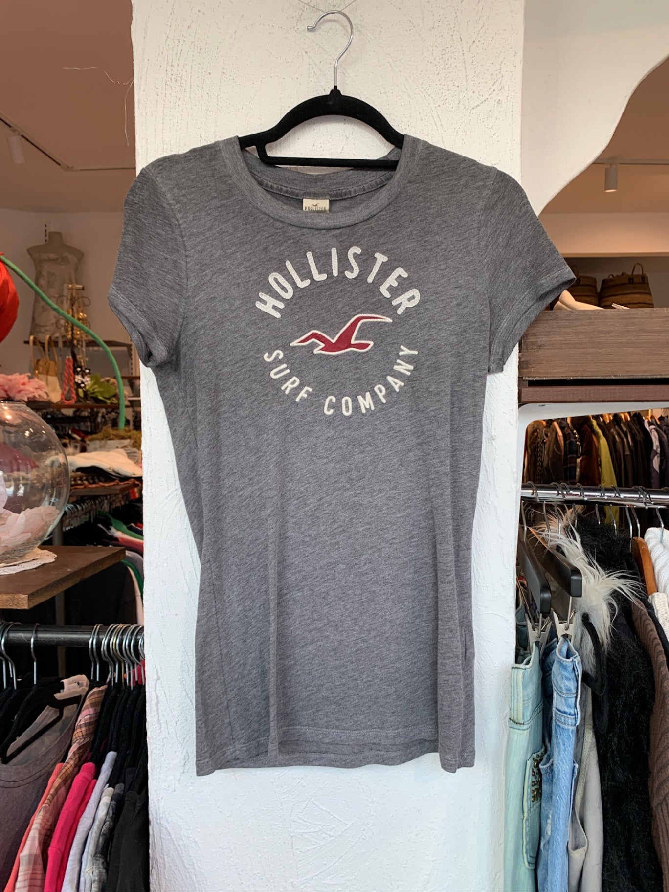 Hollister T-Shirt M Grau