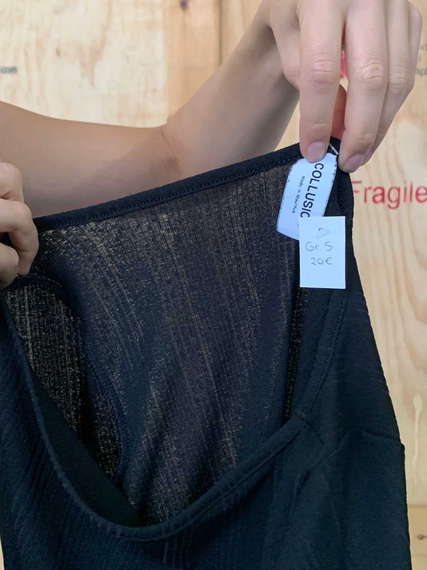 Collusion Oberteil S Schwarz