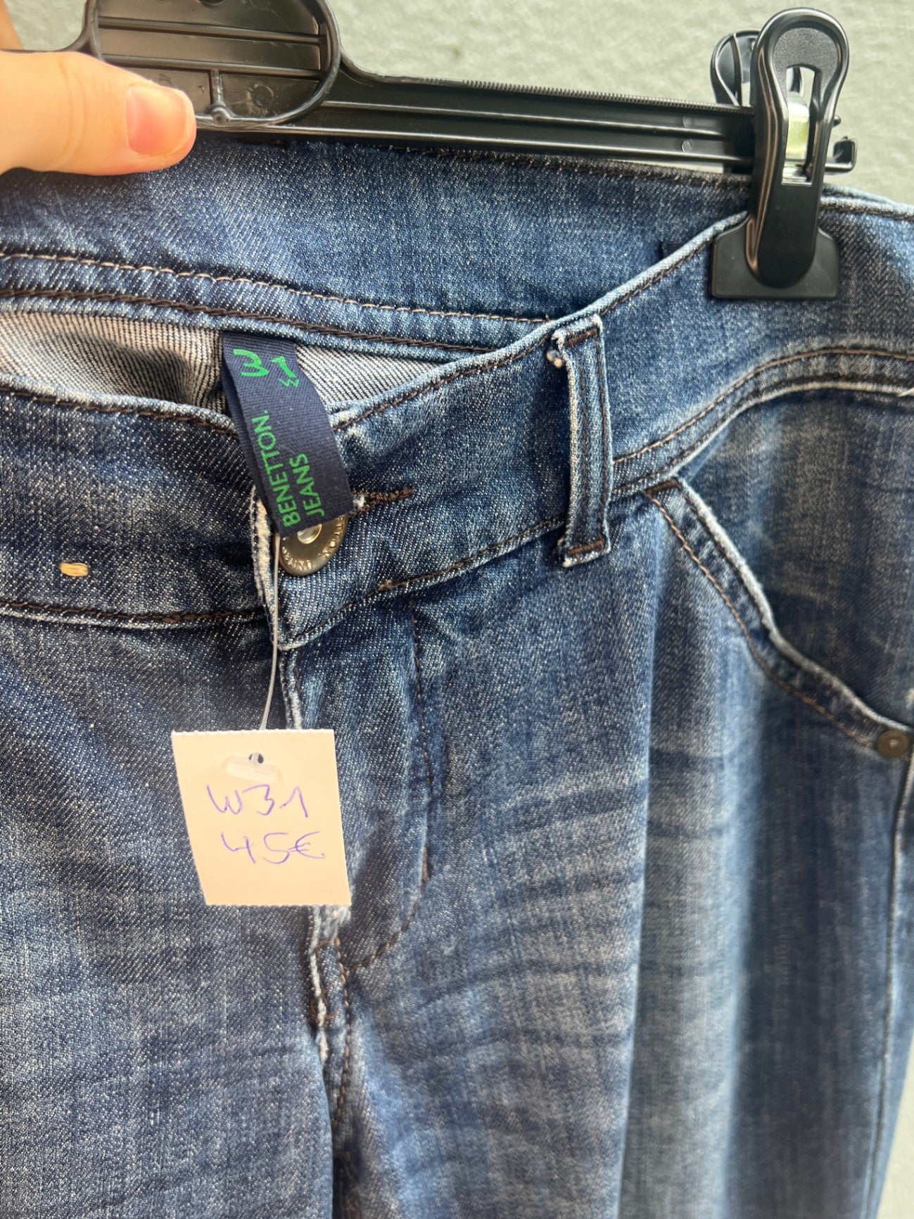 Benetton Jeans Jeans W31 Blau
