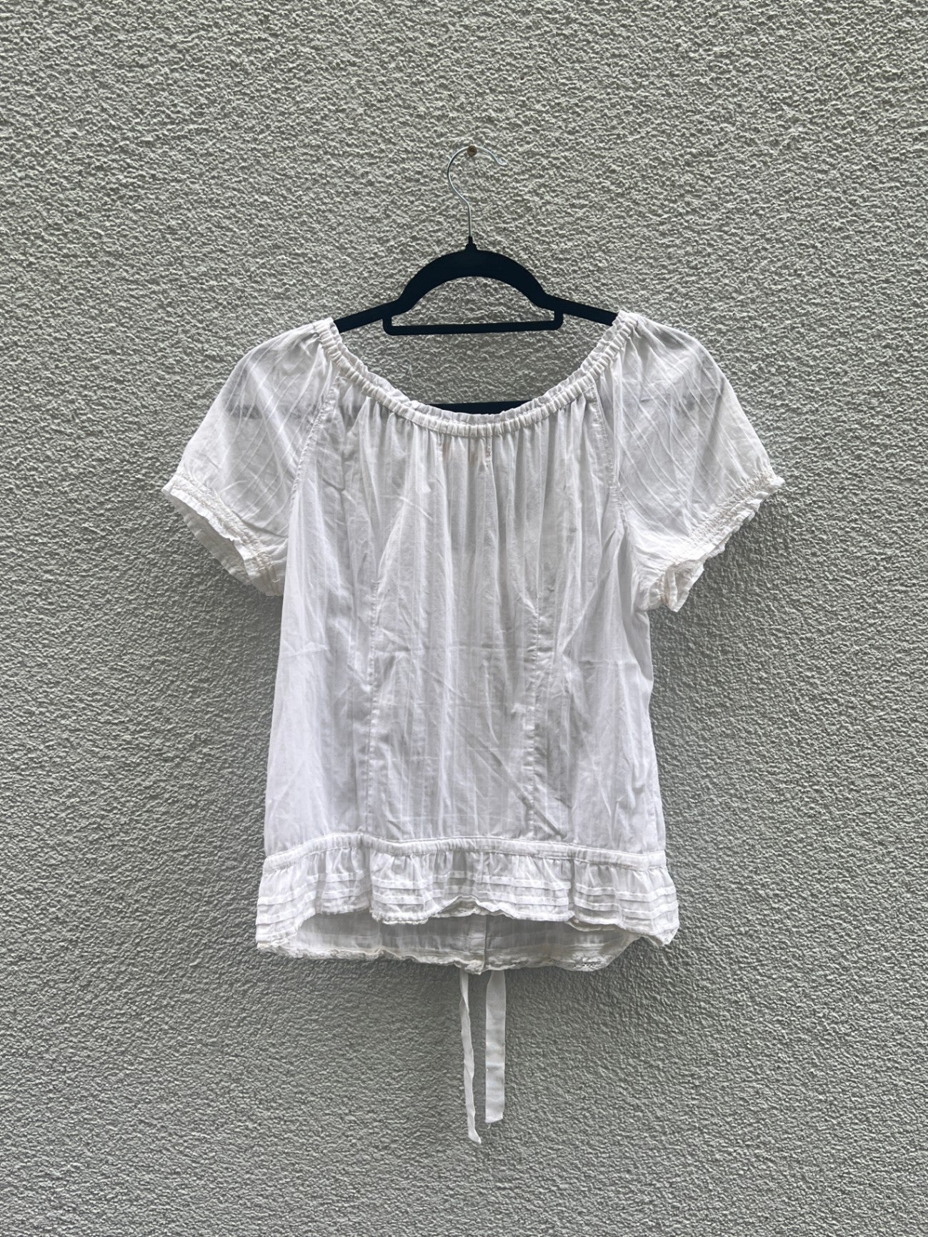 Hollister Oberteil M Weiß