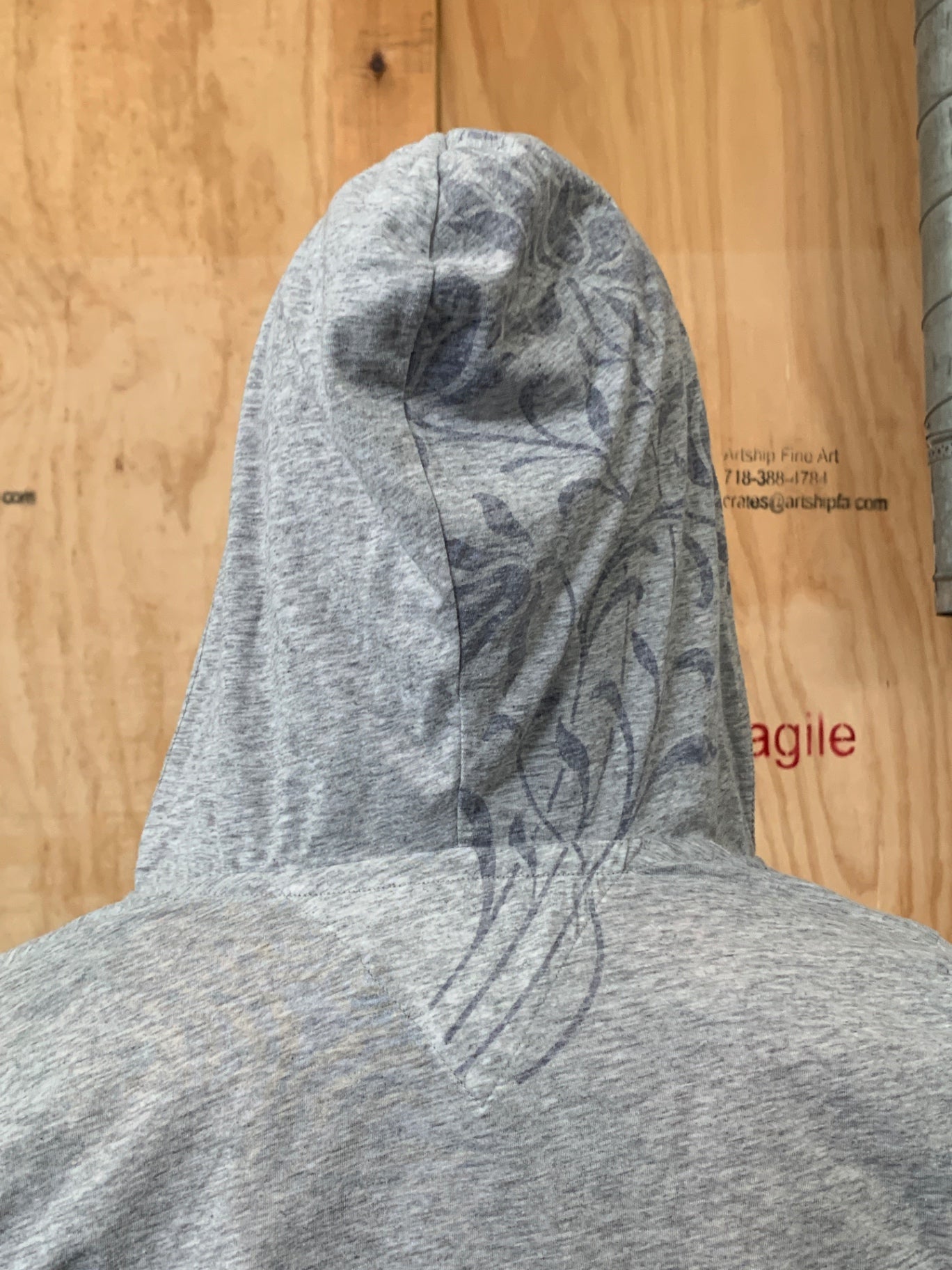 Hilfiger Deine Langarmshirt mit Kapuze S Grau