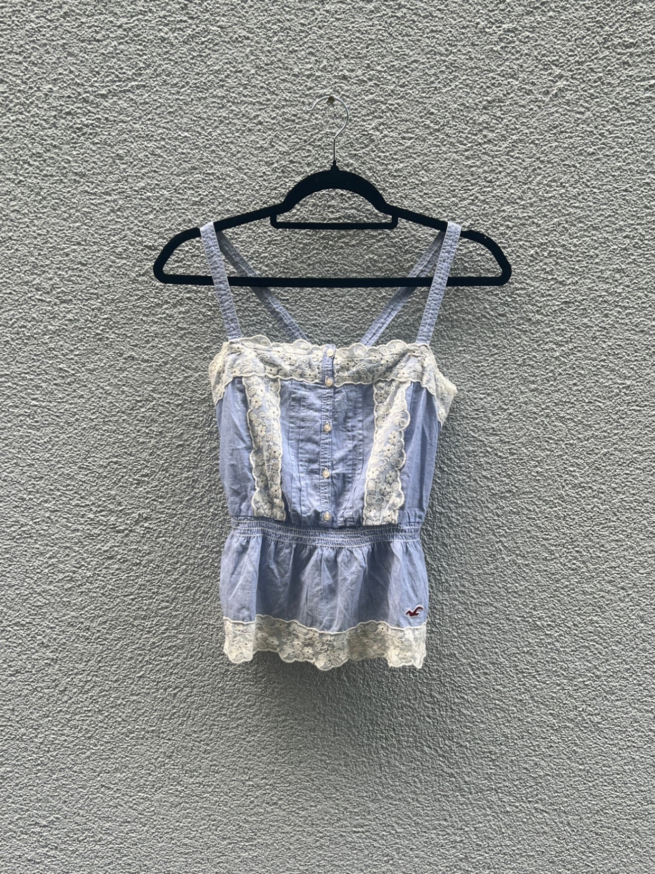 Hollister Ärmelloses Oberteil S Blau