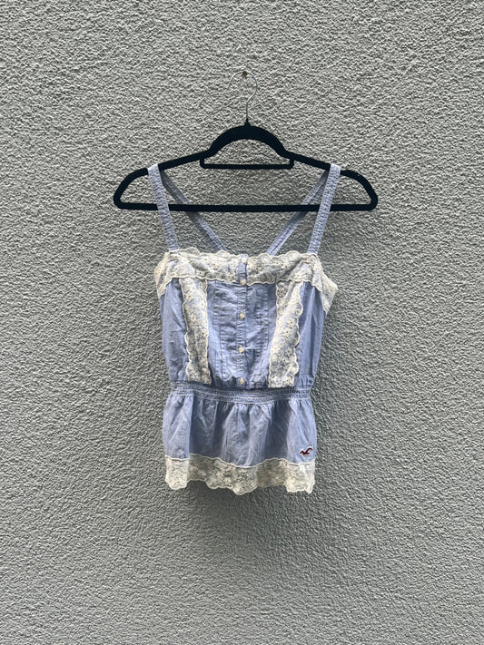 Hollister Ärmelloses Oberteil S Blau