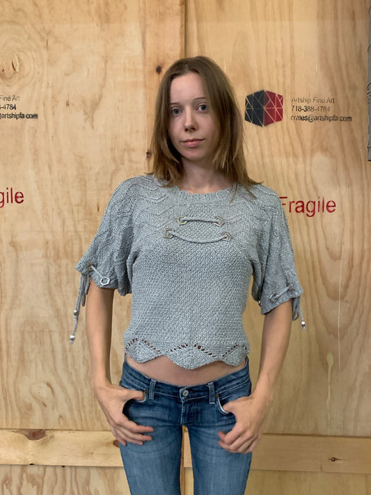 TOTTI Oberteil M Grau, Silber