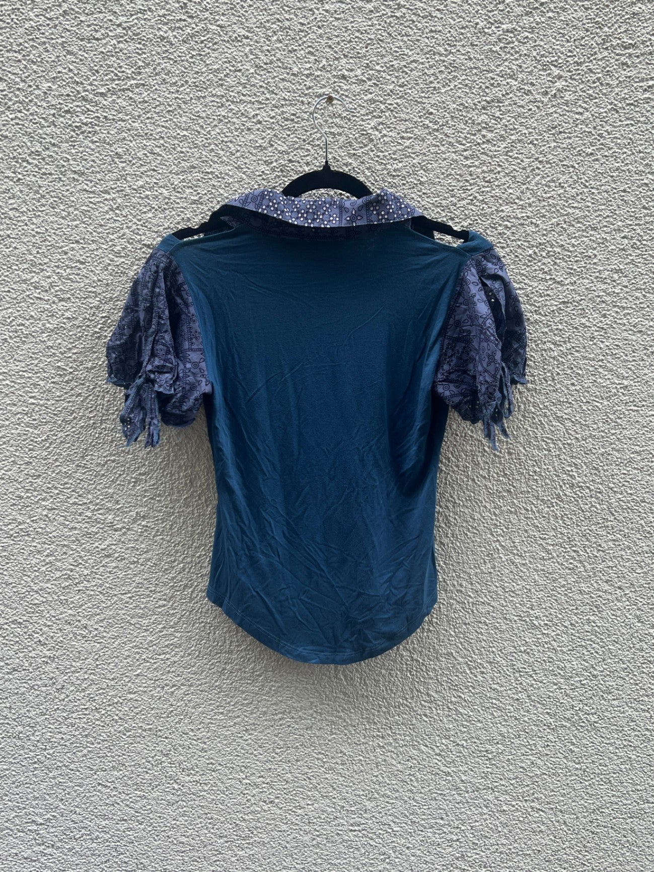 Miss You Bluse M Blau