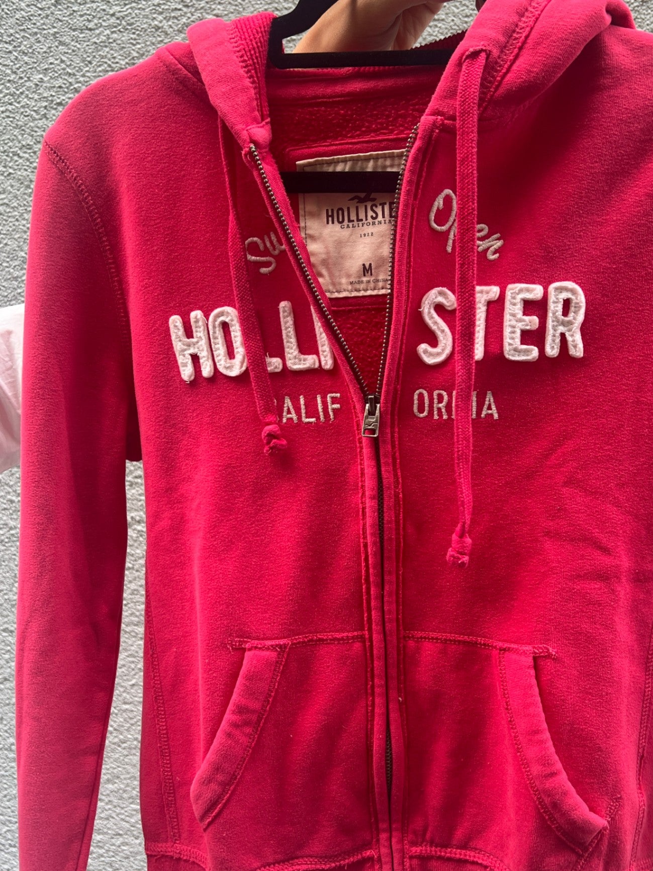 Hollister Hoodie M Rot