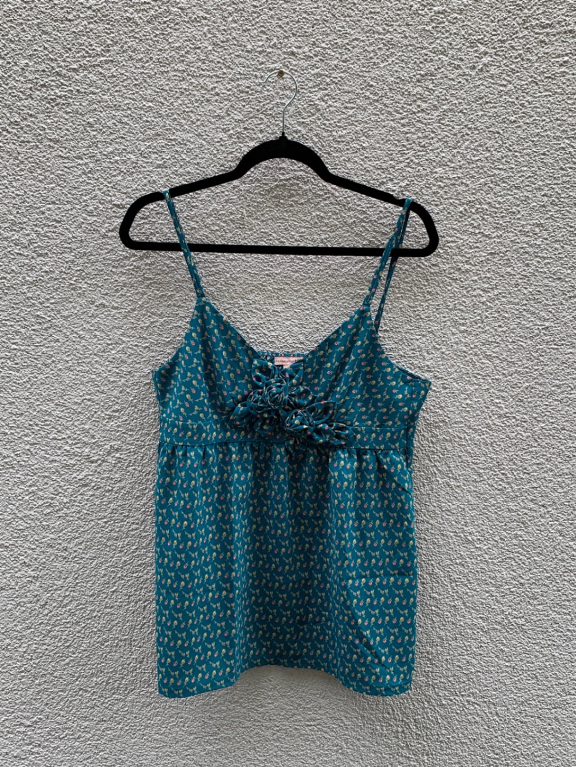 H&M Top 38 Blau mit Blumen