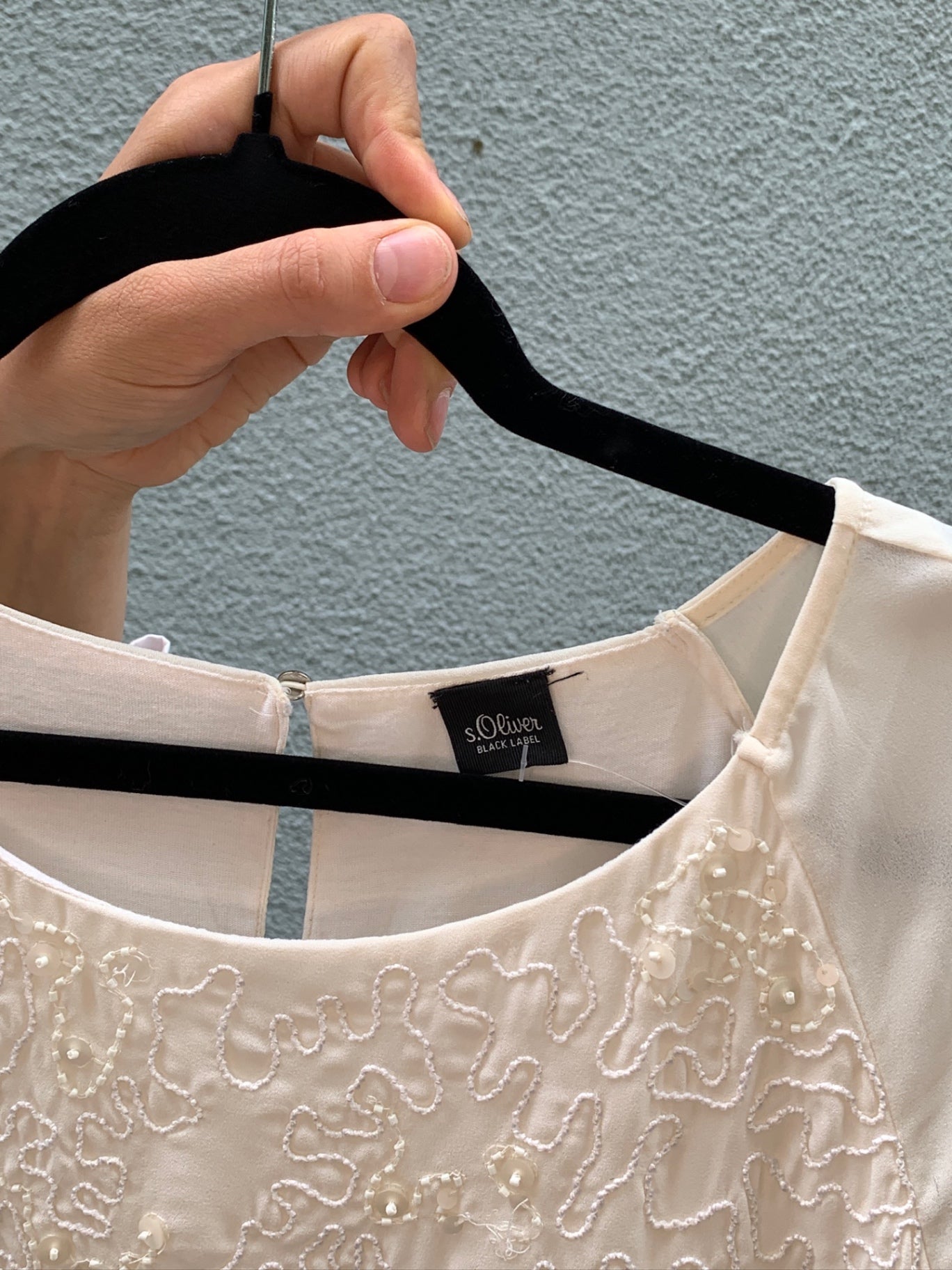 S. Oliver Bluse 44 Elfenbein