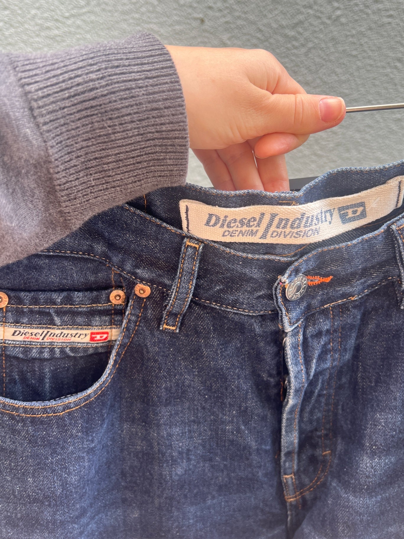 Diesel Jeans W34 Dunkelblau