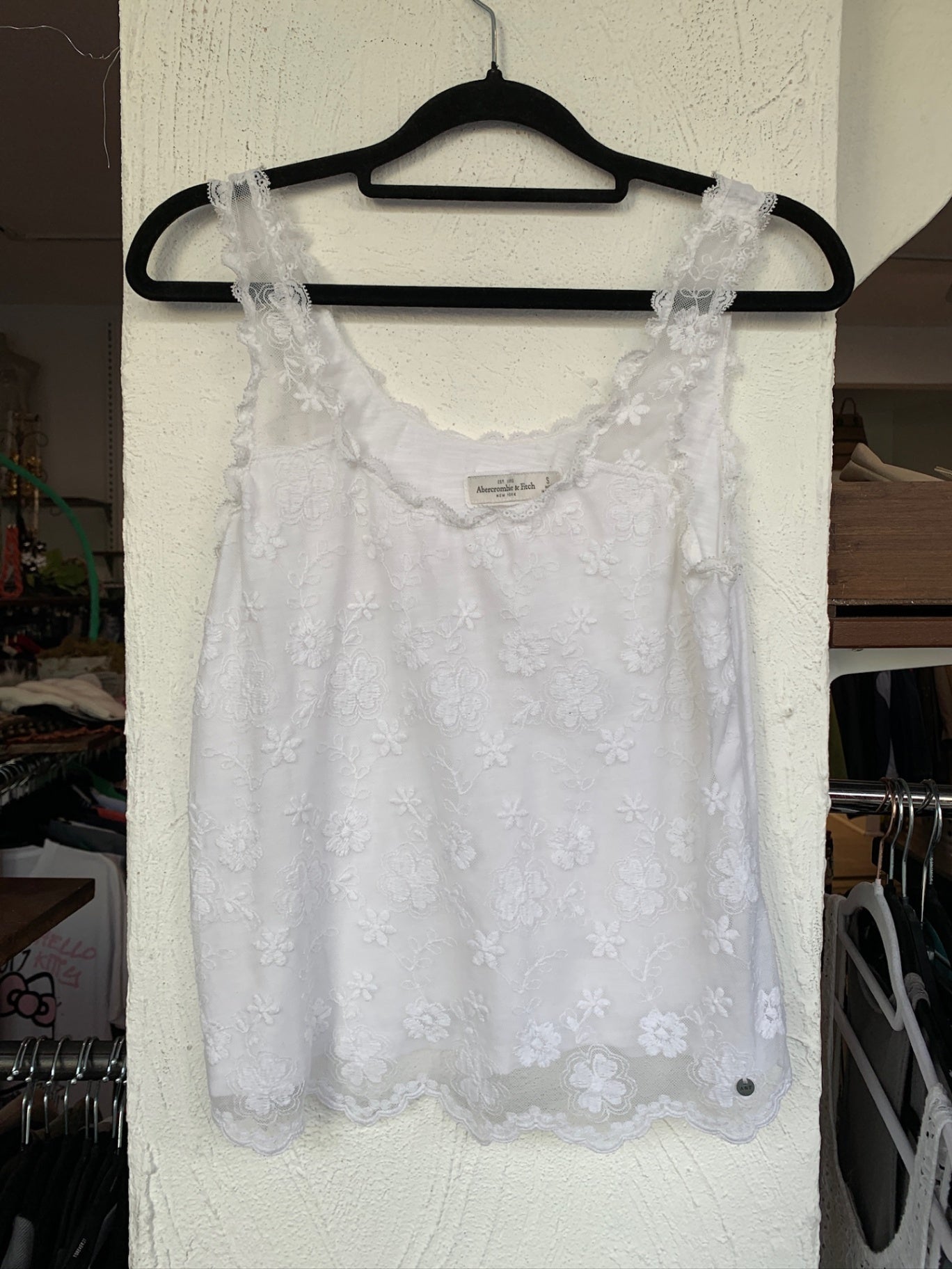 Abercrombie & Fitch Top Weiß S