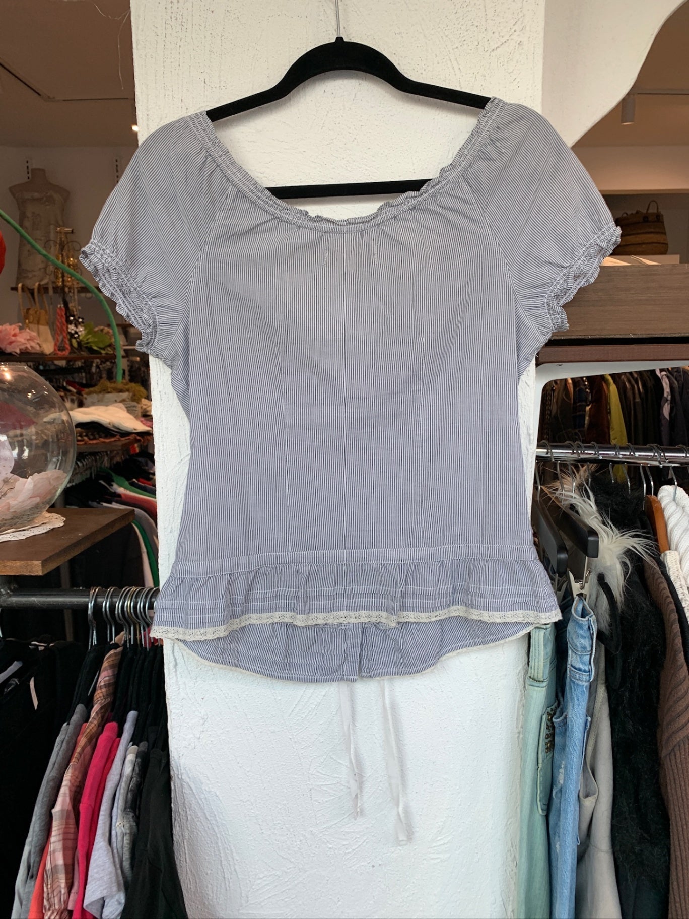 Hollister Ärmelloses Oberteil XS Bunt gestreift