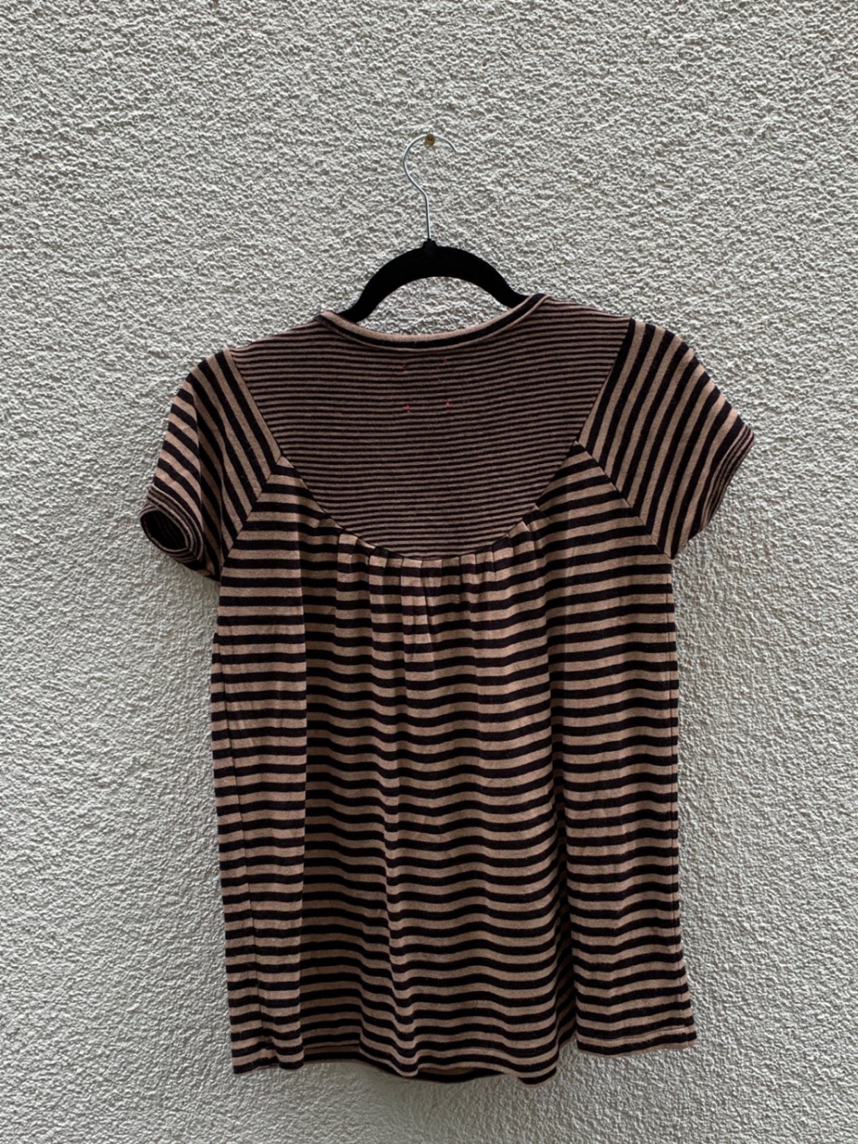 ZOEte´s Babydoll Top 38 Braun und Schwarz gestreift