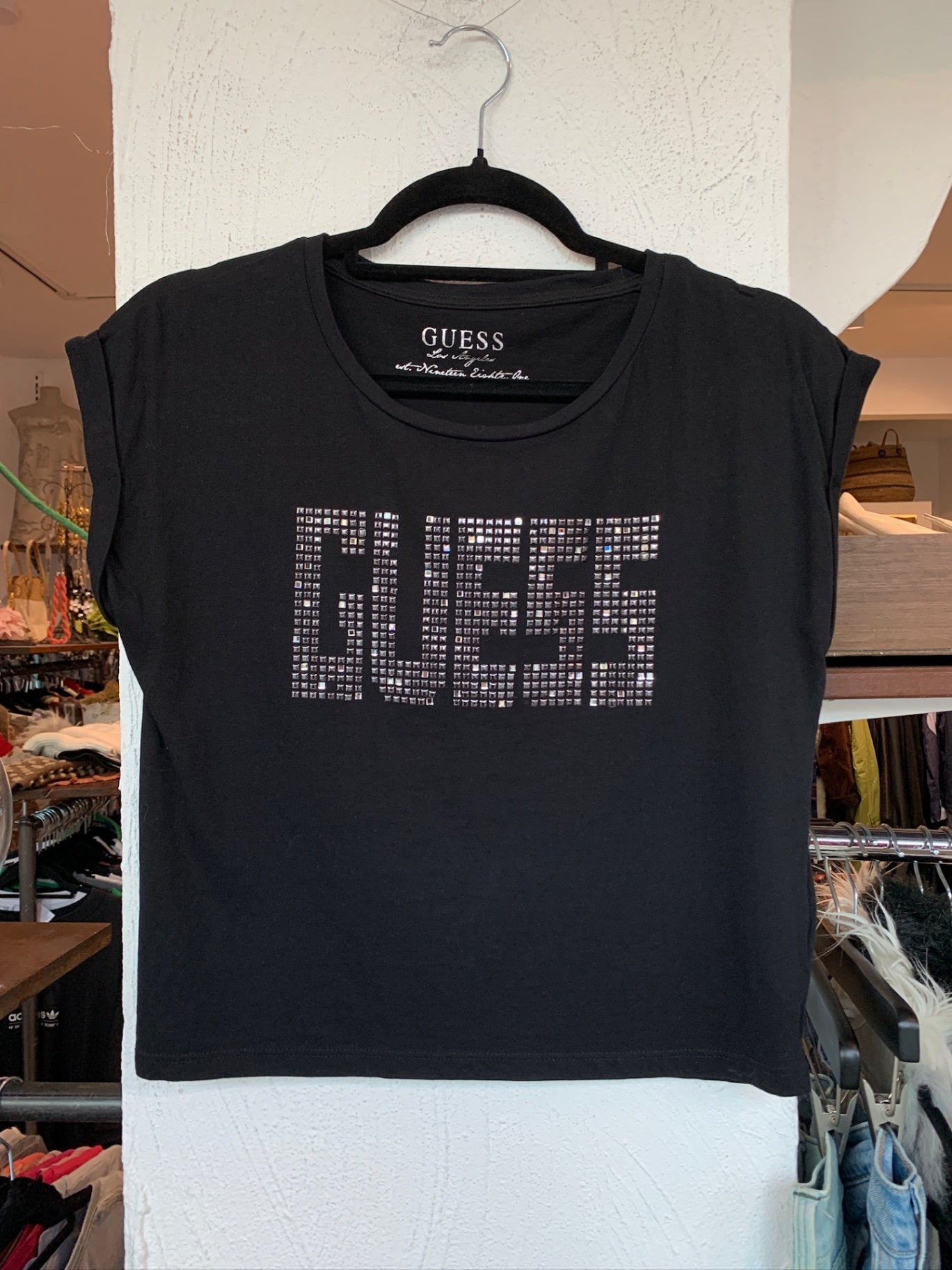 Guess Top S Schwarz